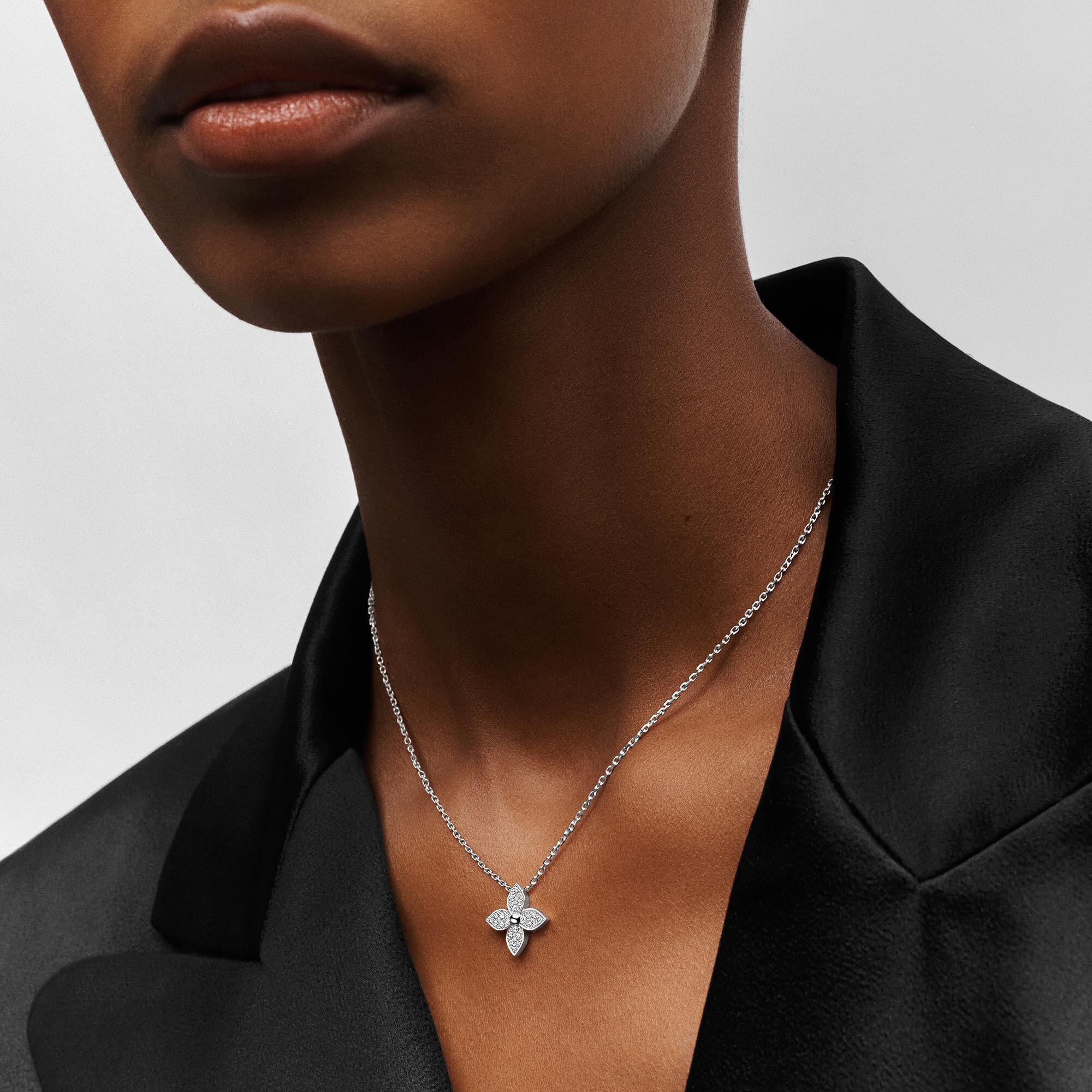 Star Blossom 18K Gold Diamond Necklace - 2