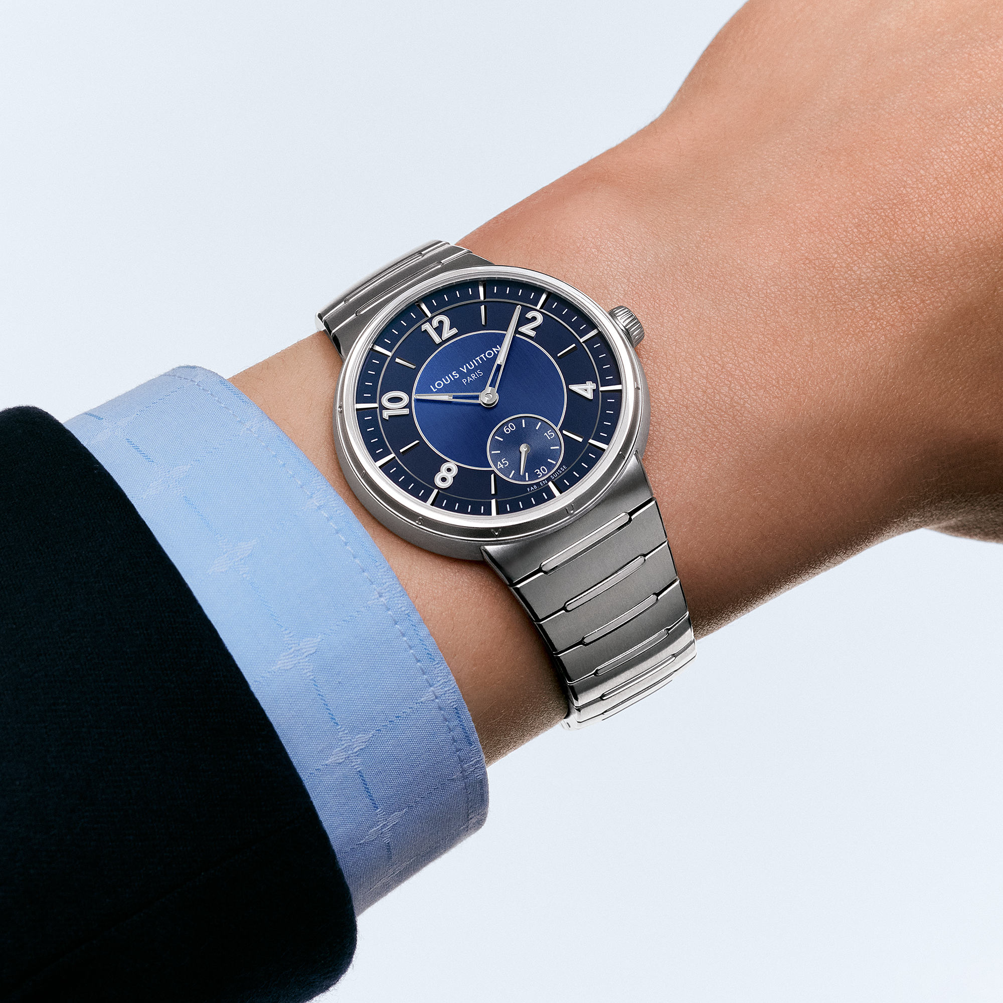 TAMBOUR stainless steel automatic watch, 40 mm - 5