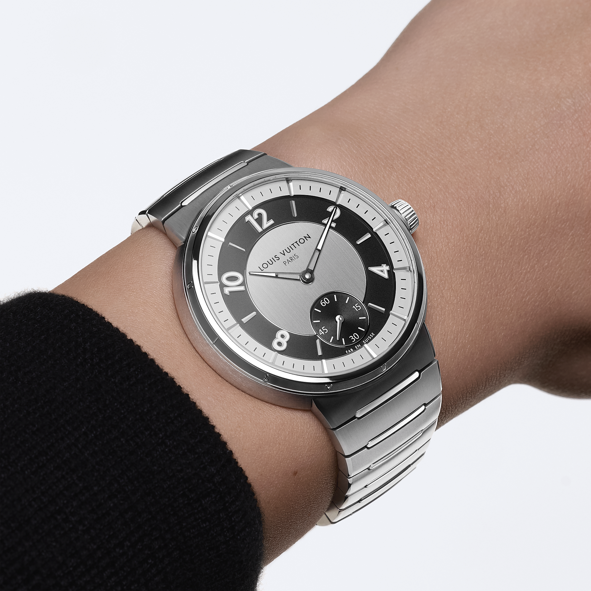 TAMBOUR stainless steel automatic watch, 40 mm - 4