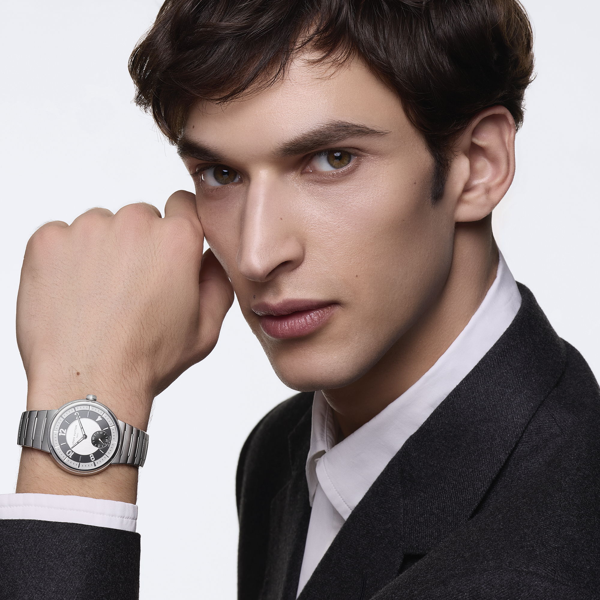 TAMBOUR stainless steel automatic watch, 40 mm - 6