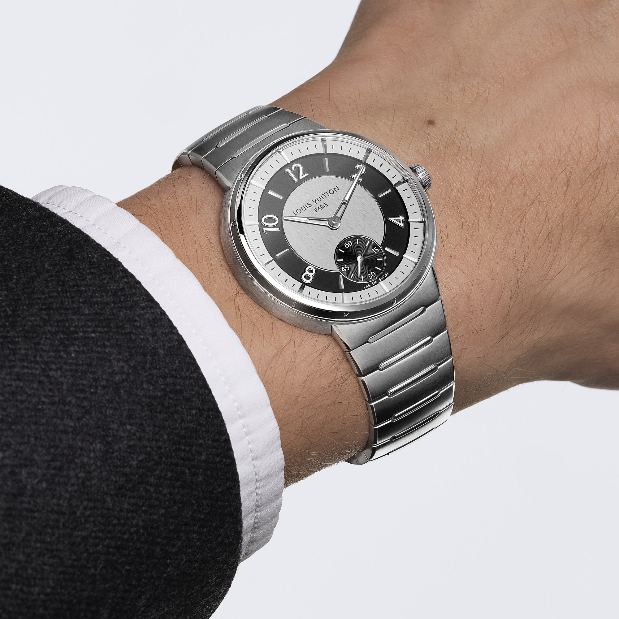 TAMBOUR stainless steel automatic watch, 40 mm - 7