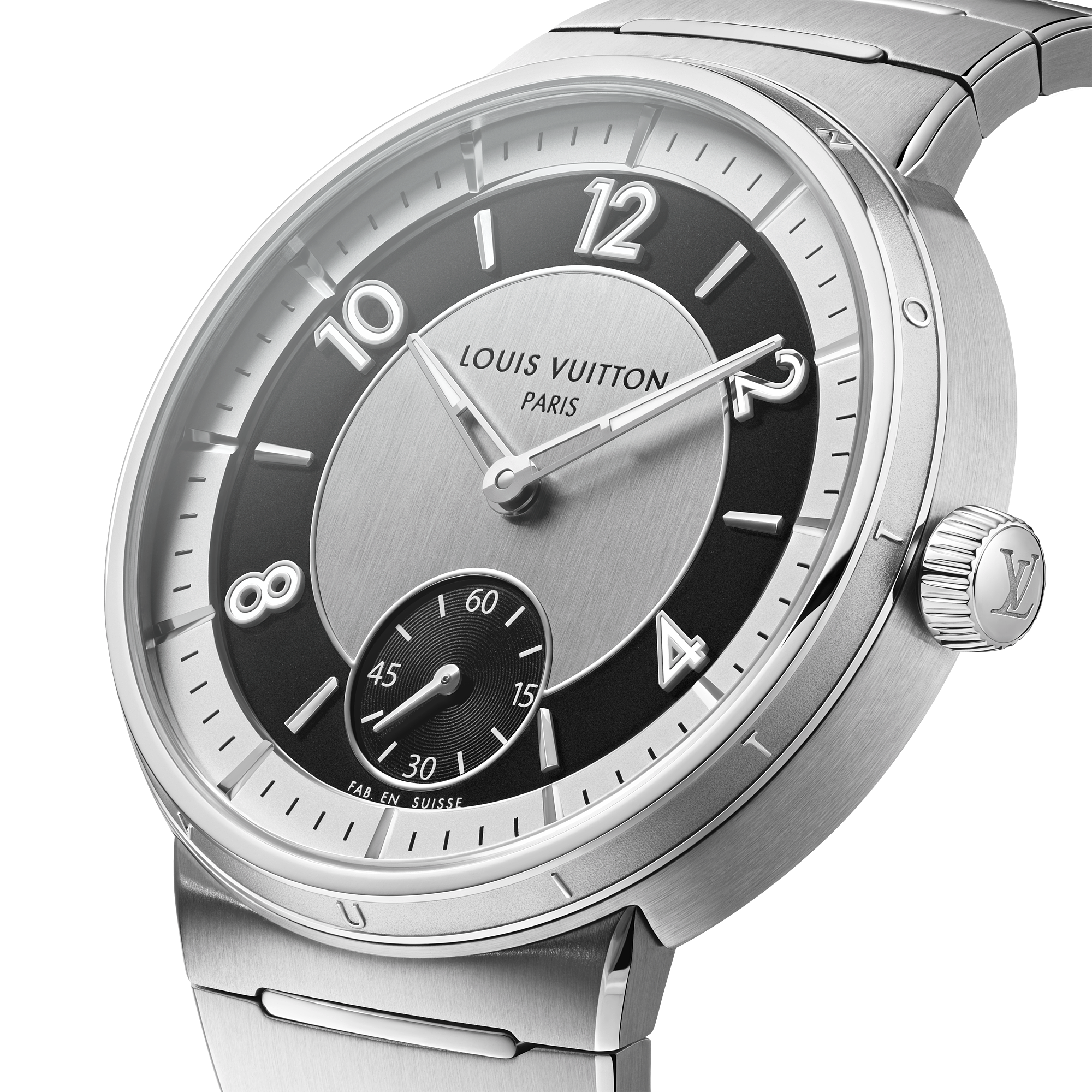 TAMBOUR stainless steel automatic watch, 40 mm - 3