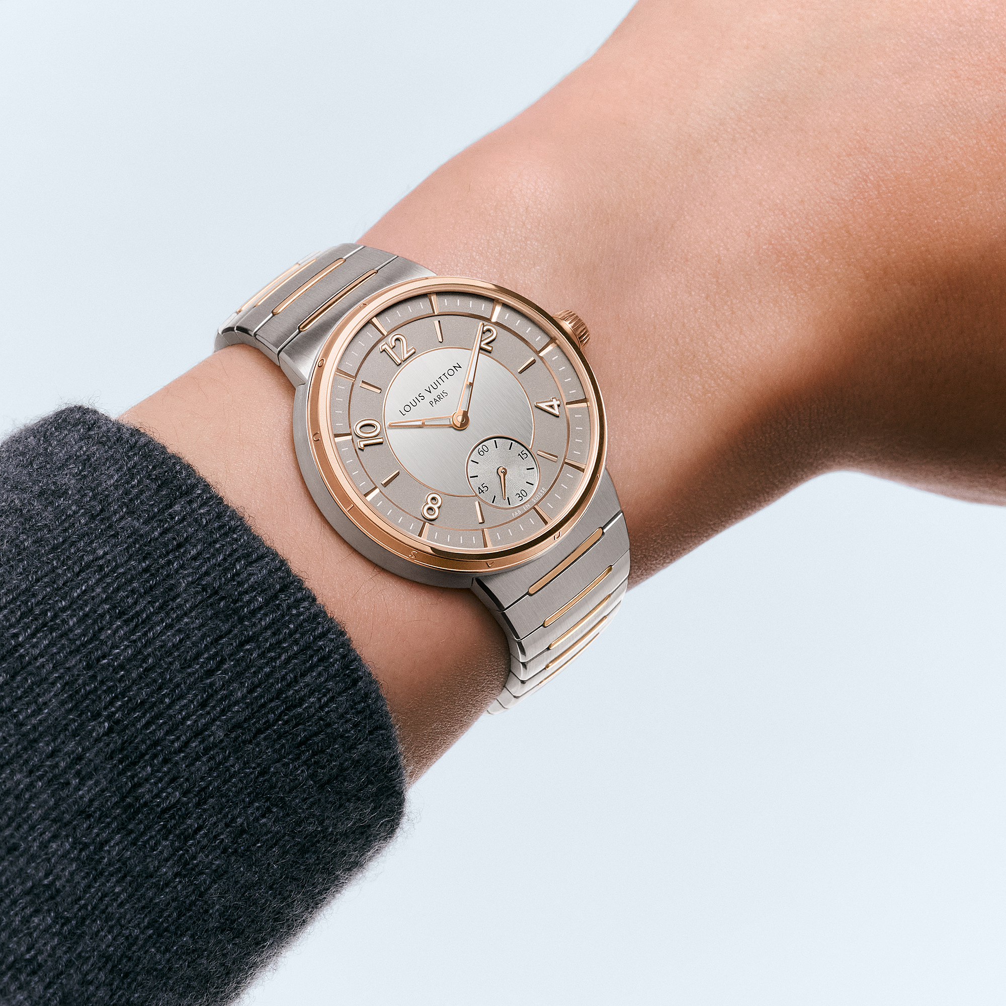 TAMBOUR Stainless Steel 18K Gold (Rose Gold) Automatic Watch, 40mm - 5