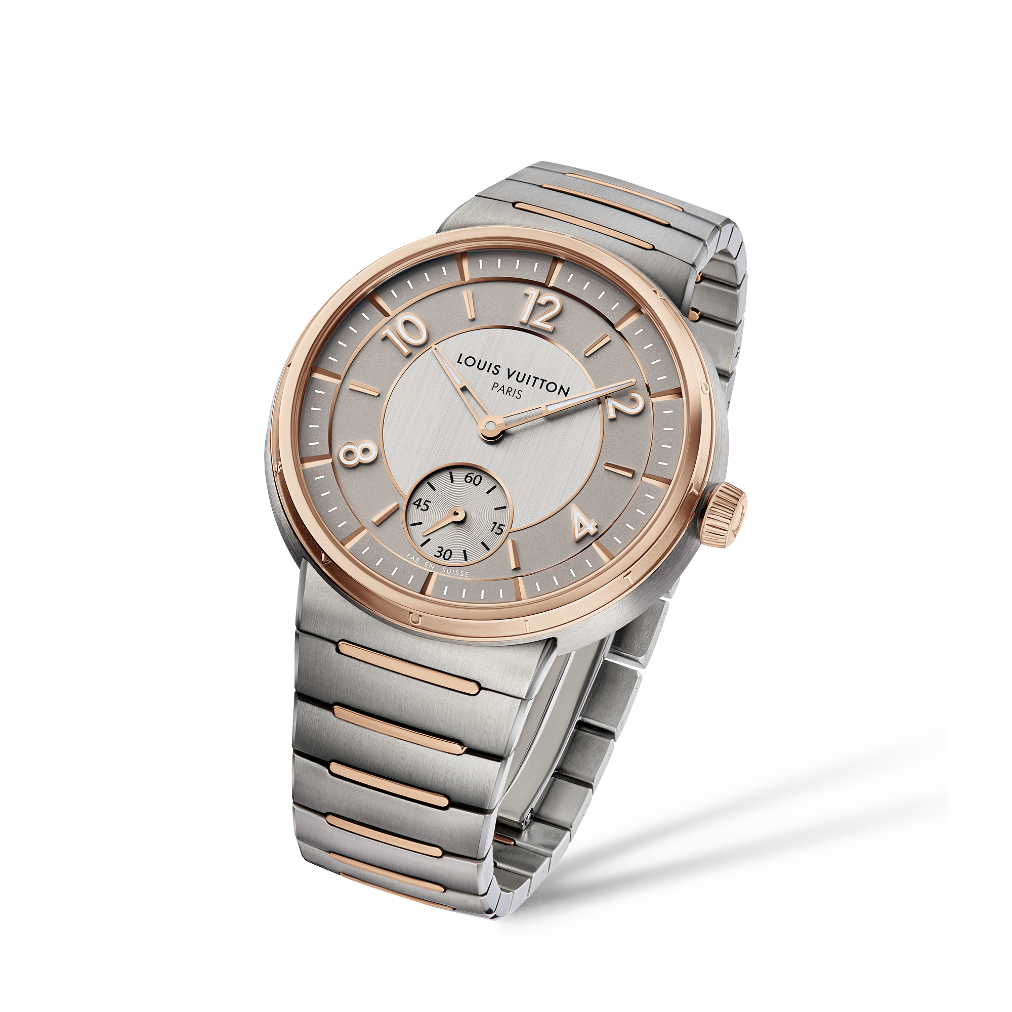 TAMBOUR Stainless Steel 18K Gold (Rose Gold) Automatic Watch, 40mm - 9