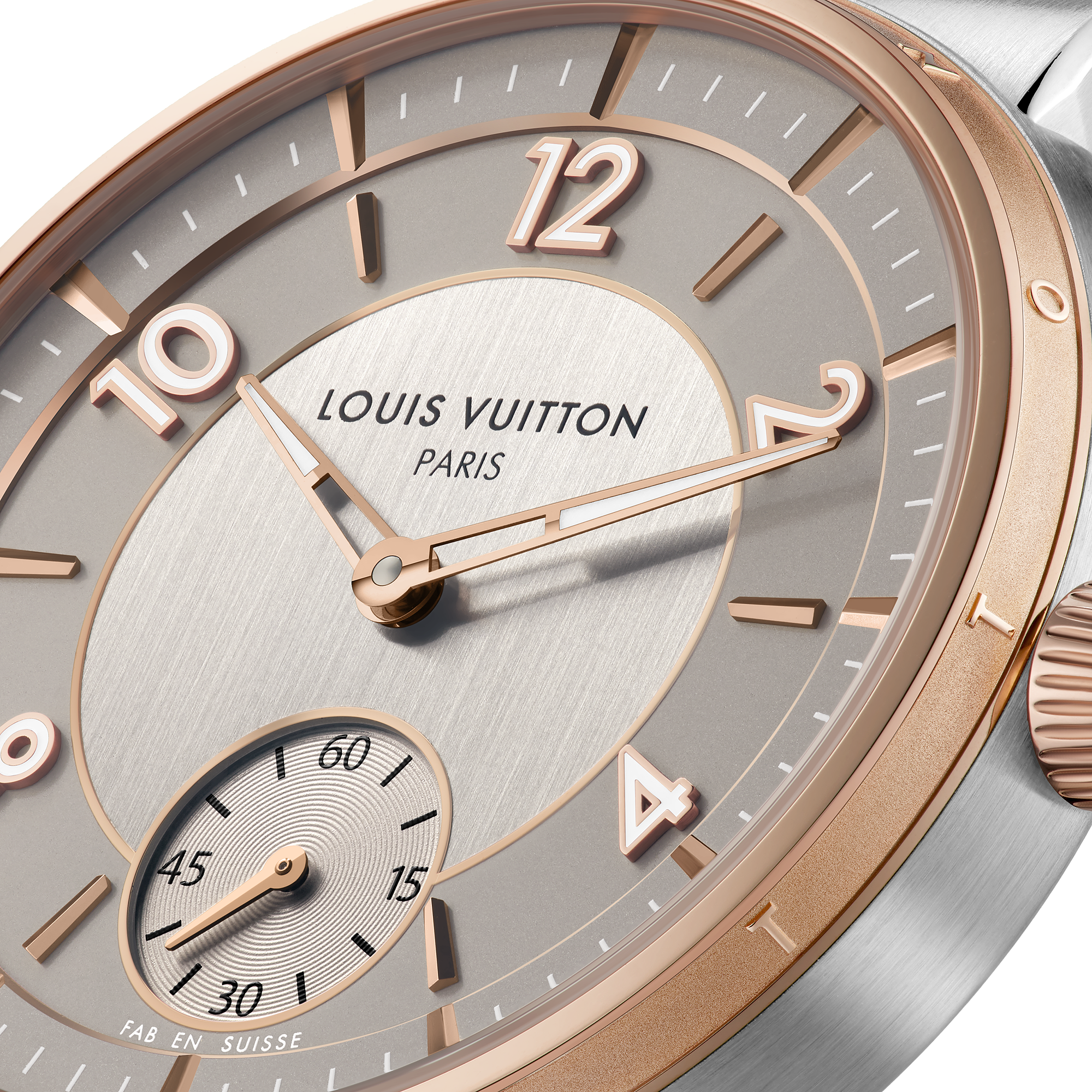 TAMBOUR Stainless Steel 18K Gold (Rose Gold) Automatic Watch, 40mm - 4