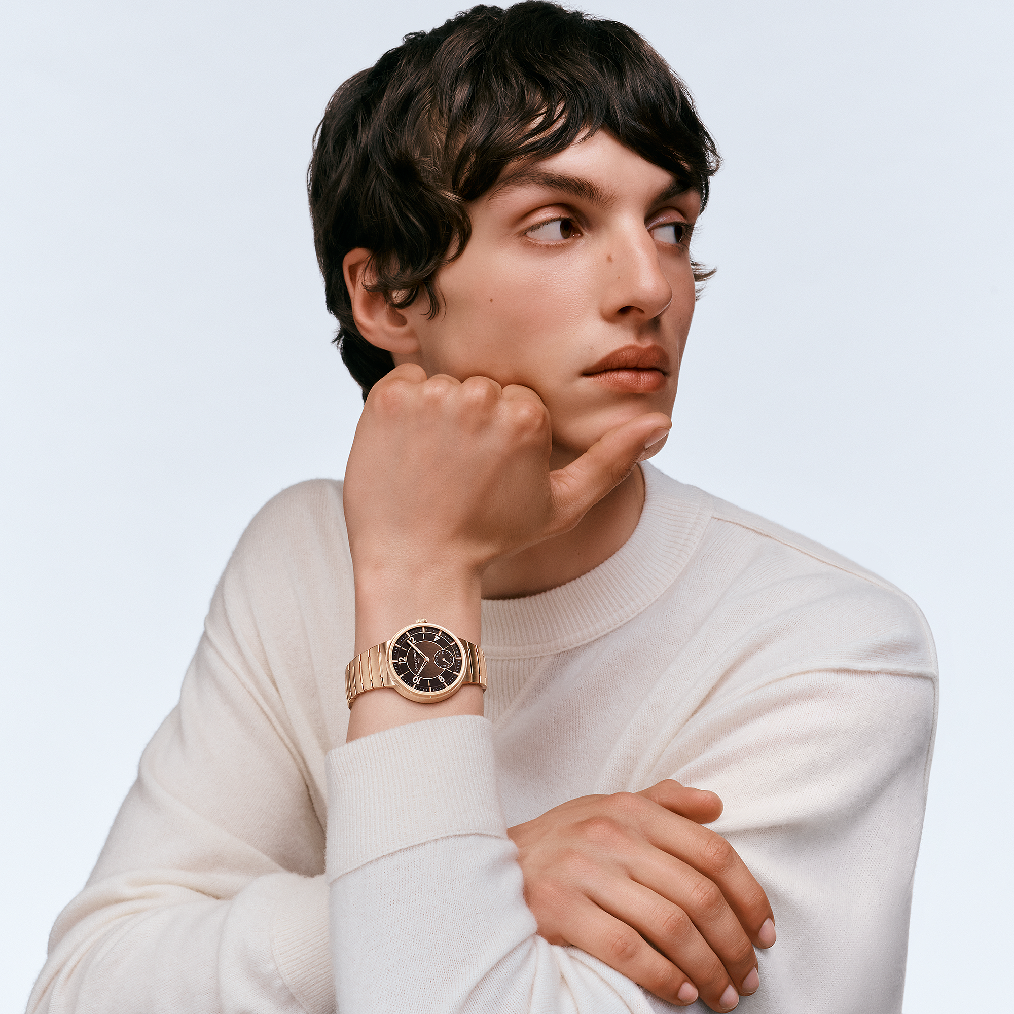 TAMBOUR 18K gold (rose) automatic watch, 40 mm - 7