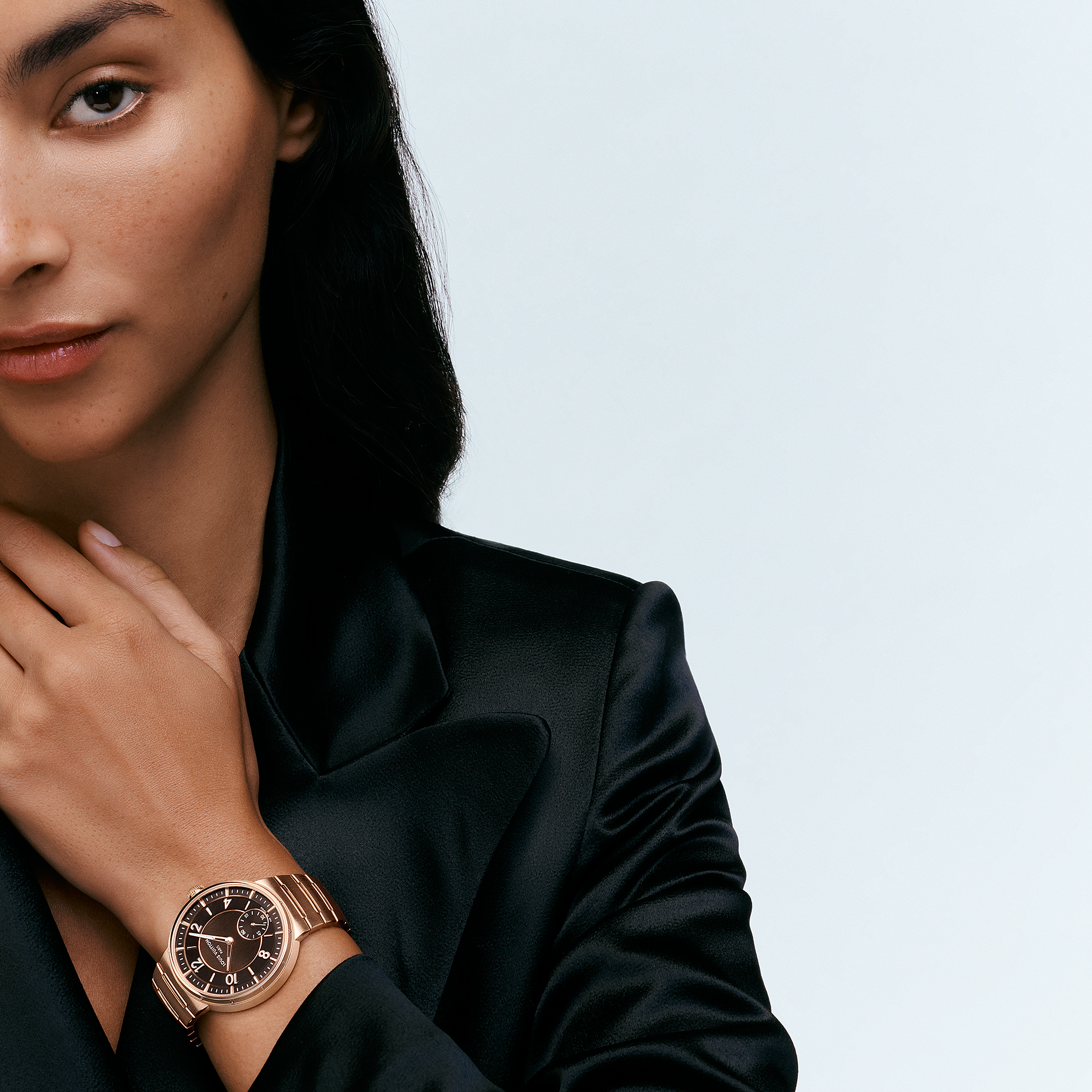 TAMBOUR 18K gold (rose) automatic watch, 40 mm - 8