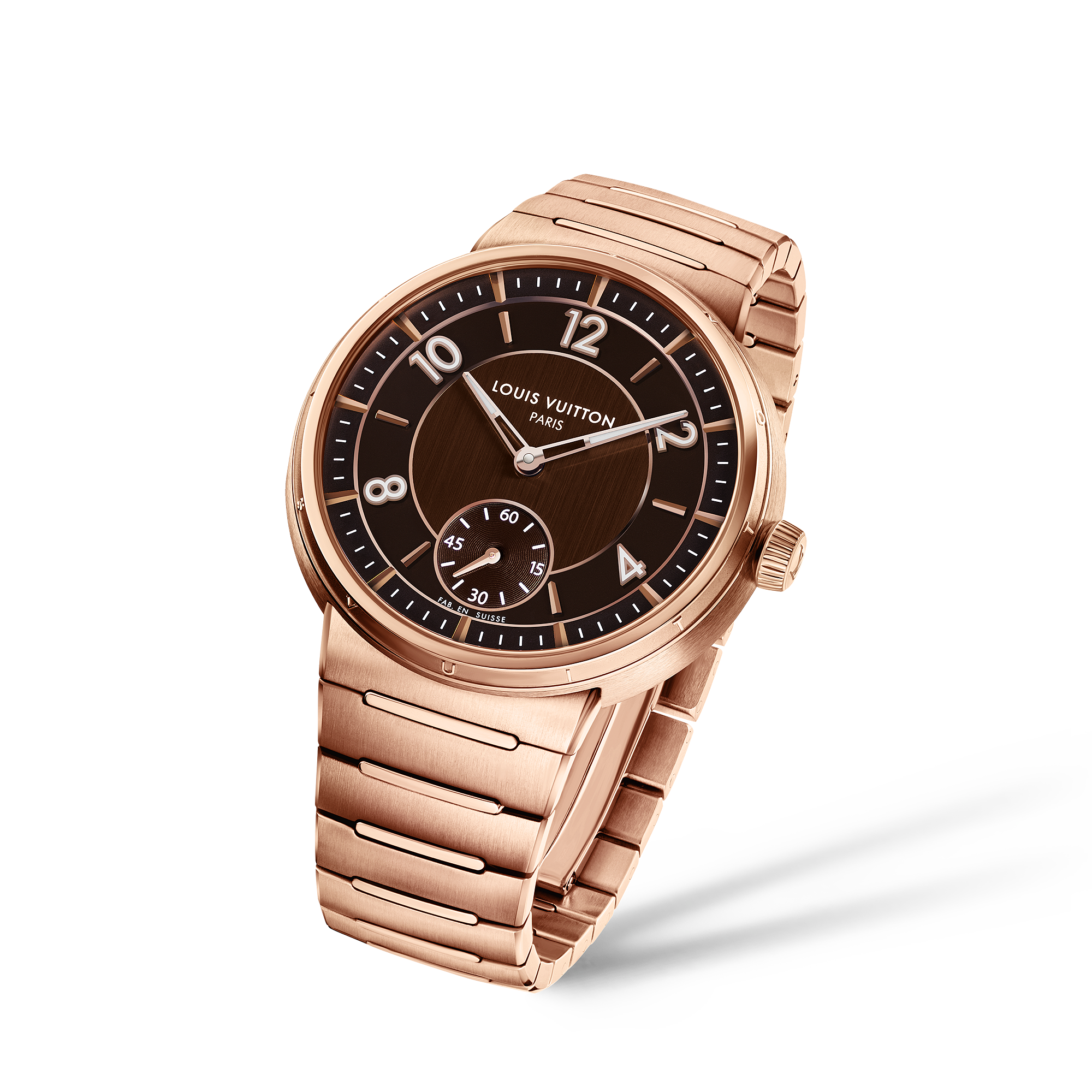TAMBOUR 18K gold (rose) automatic watch, 40 mm - 9
