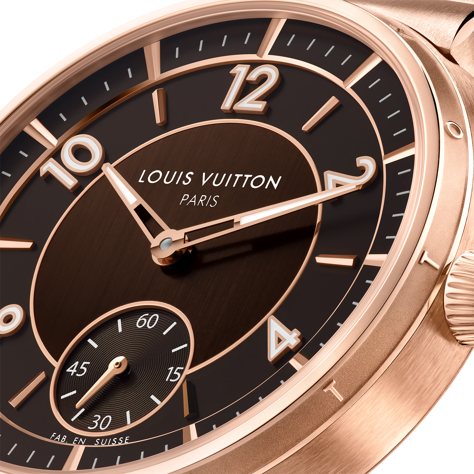 TAMBOUR 18K gold (rose) automatic watch, 40 mm - 4