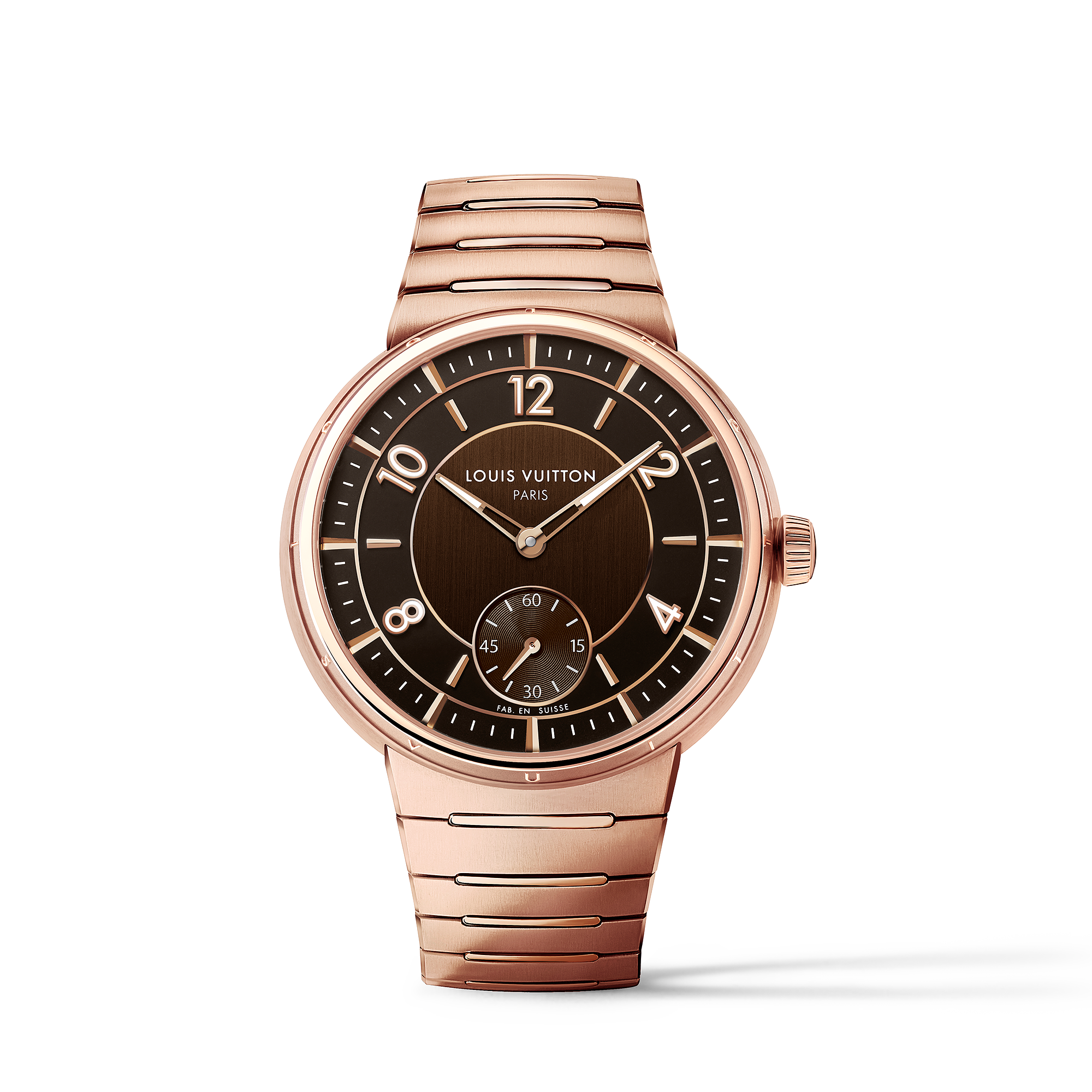 TAMBOUR 18K gold (rose) automatic watch, 40 mm - 1