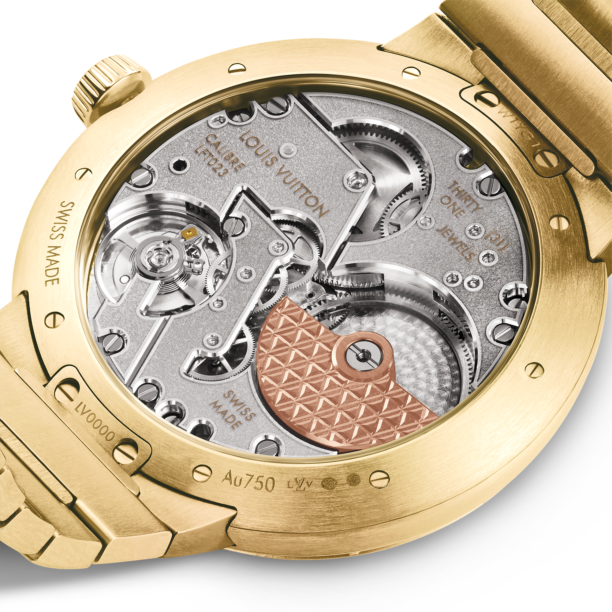 TAMBOUR 18K Gold (Yellow) Automatic Watch, 40 mm - 6