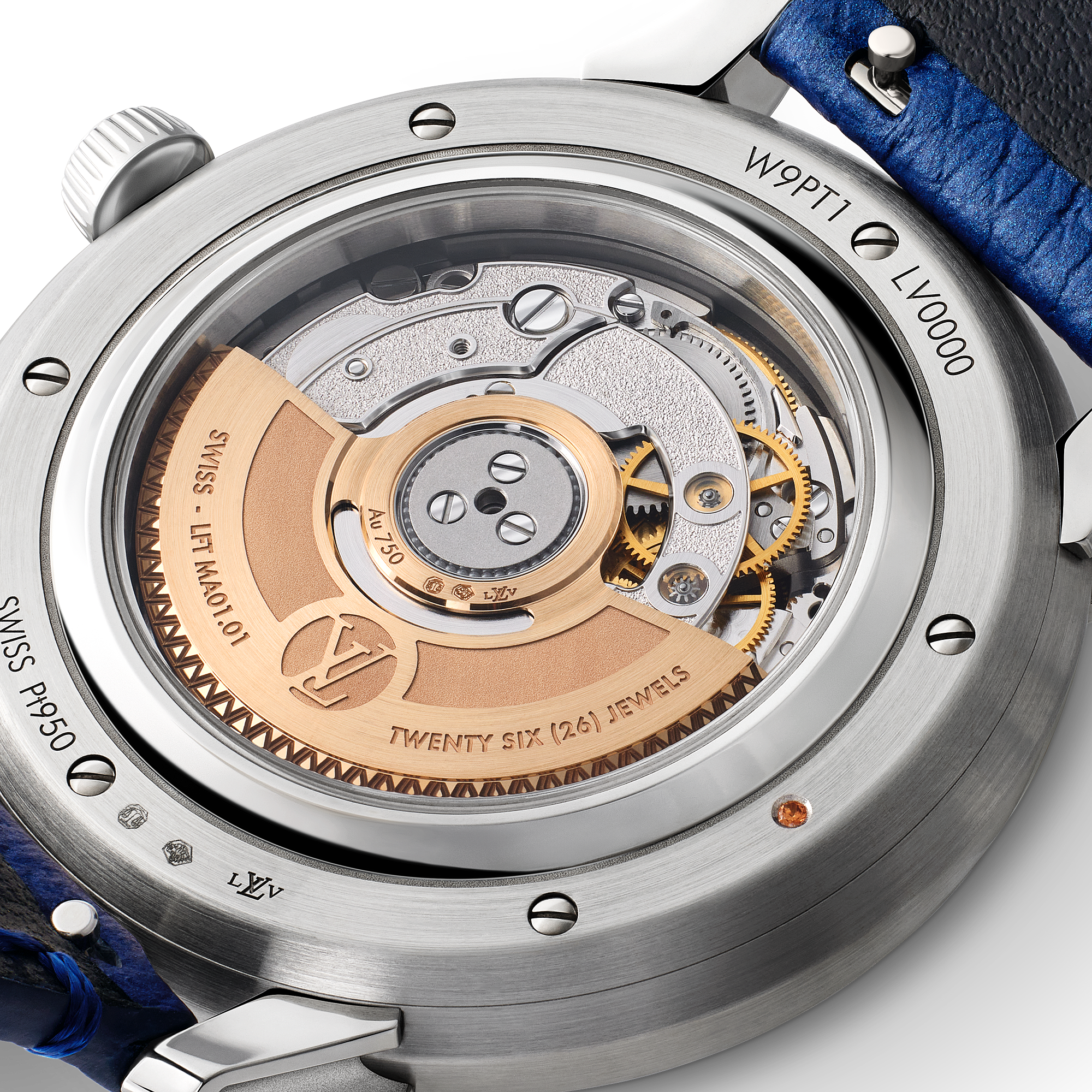 TAMBOUR CONVERGENCE Platinum Diamond Automatic Watch, 37 mm - 5