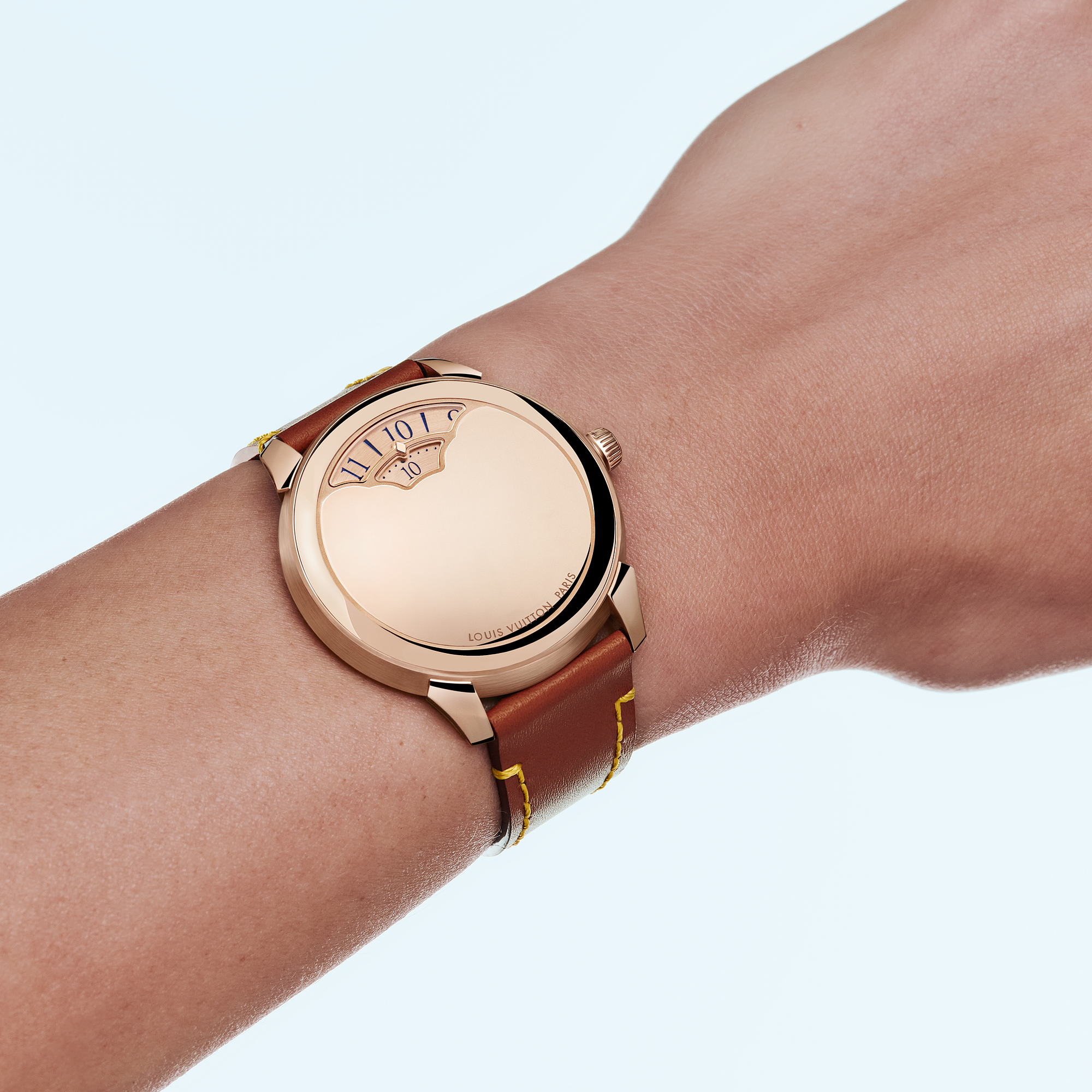 TAMBOUR CONVERGENCE 18K gold (rose gold) automatic watch, 37 mm - 6