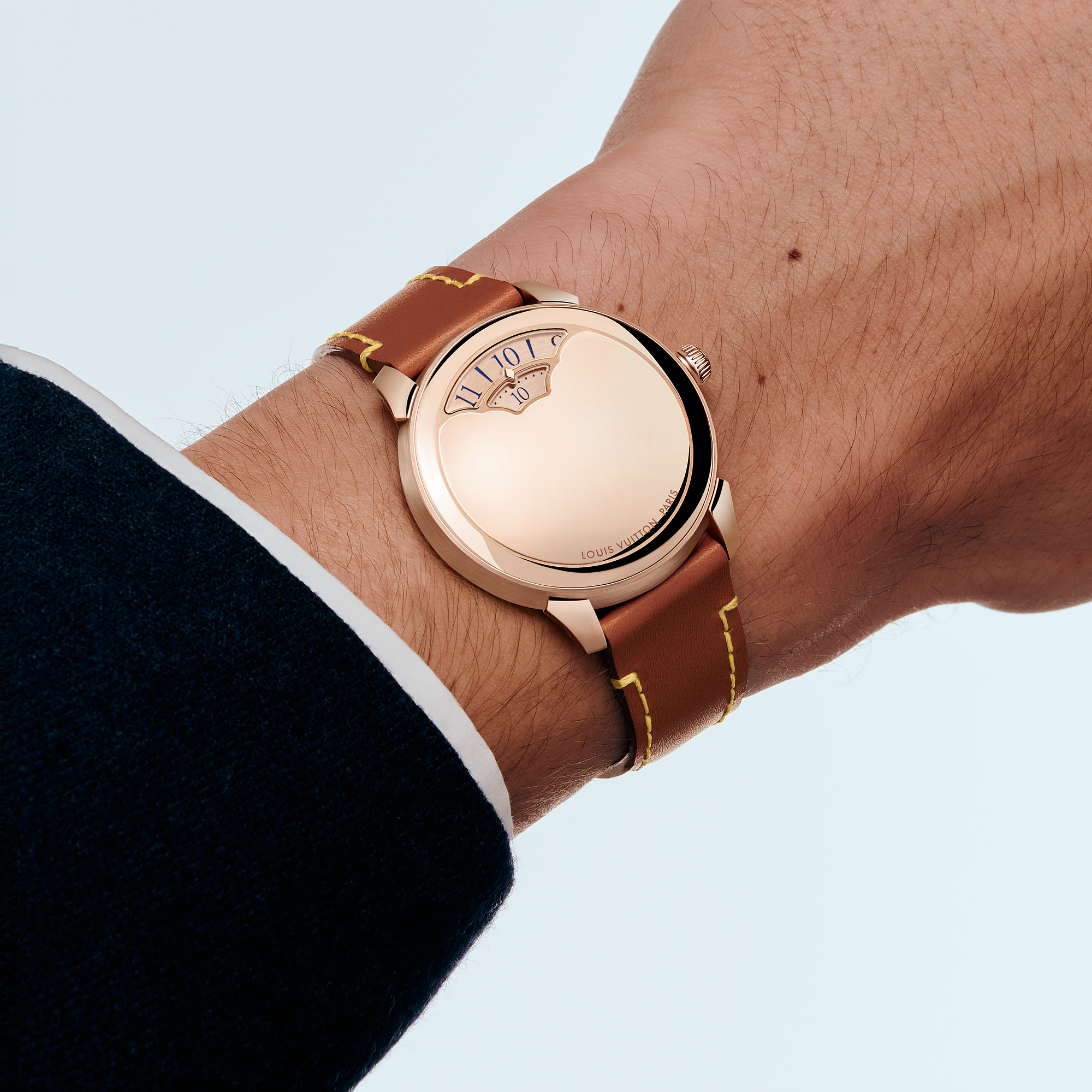 TAMBOUR CONVERGENCE 18K gold (rose gold) automatic watch, 37 mm - 5
