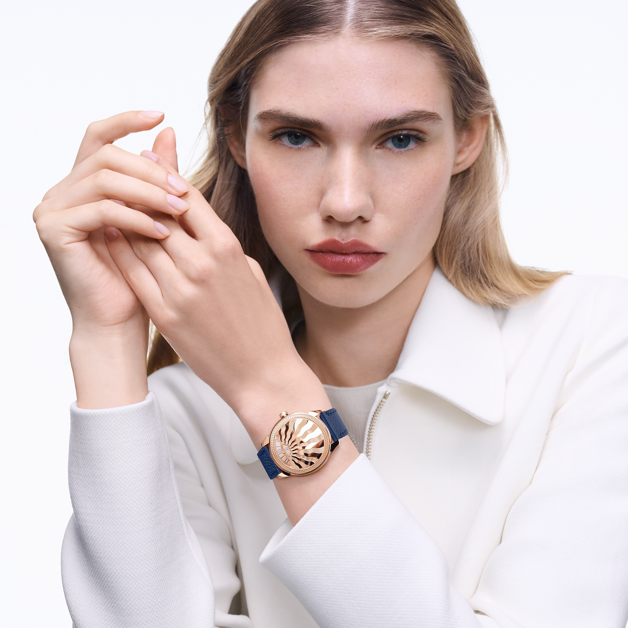 TAMBOUR CONVERGENCE 18K gold (rose gold) automatic watch, 37 mm - 4