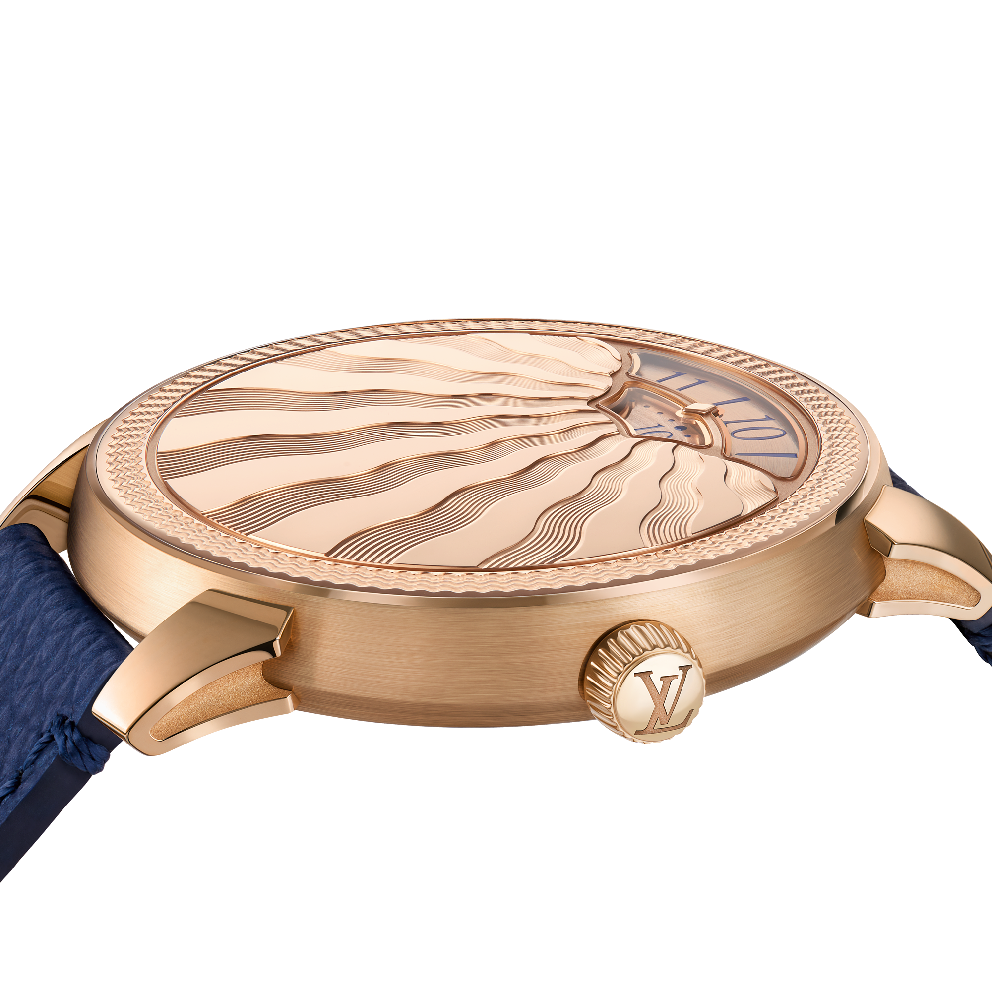 TAMBOUR CONVERGENCE 18K gold (rose gold) automatic watch, 37 mm - 6
