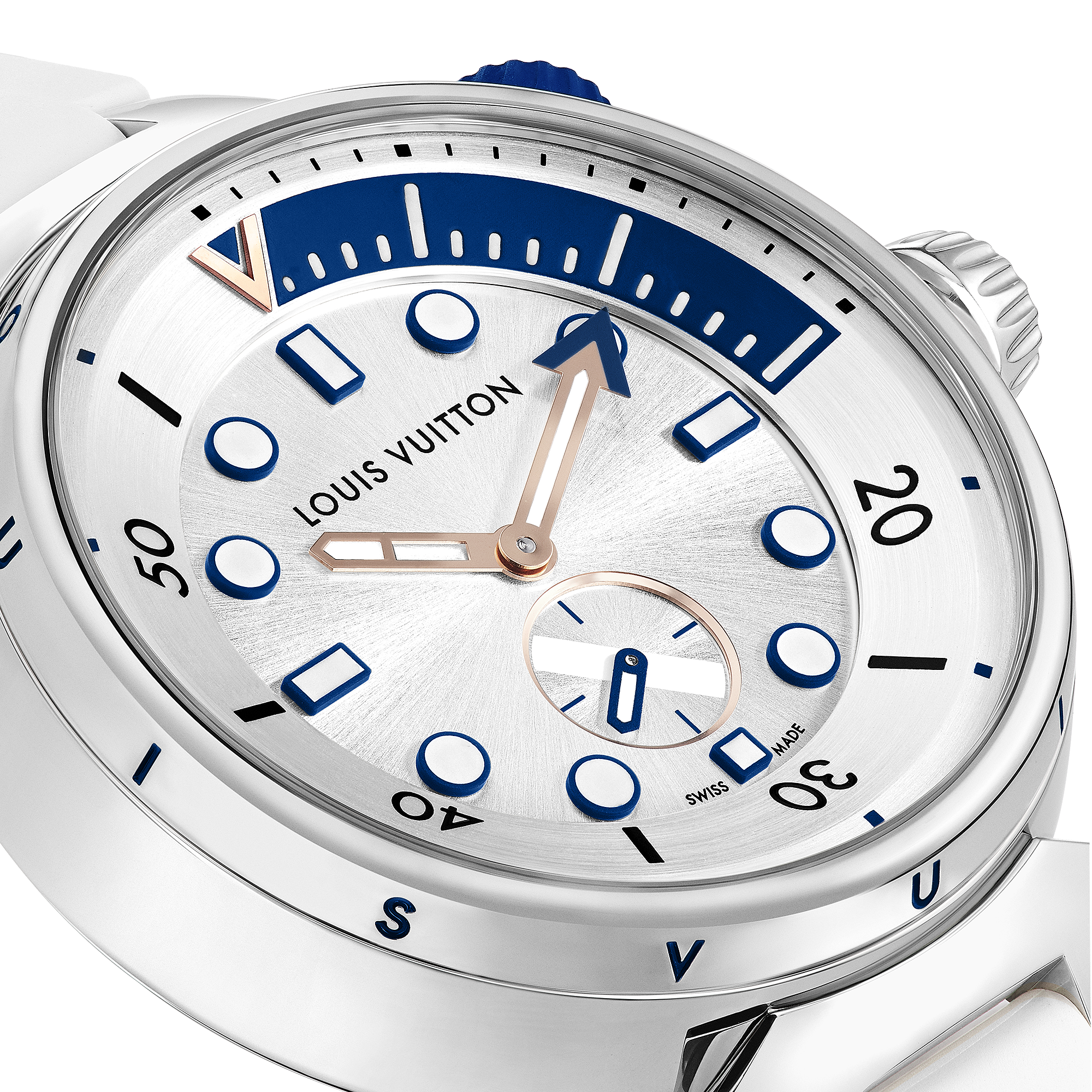 TAMBOUR STREET DIVER stainless steel quartz watch, 39.5 mm - 6