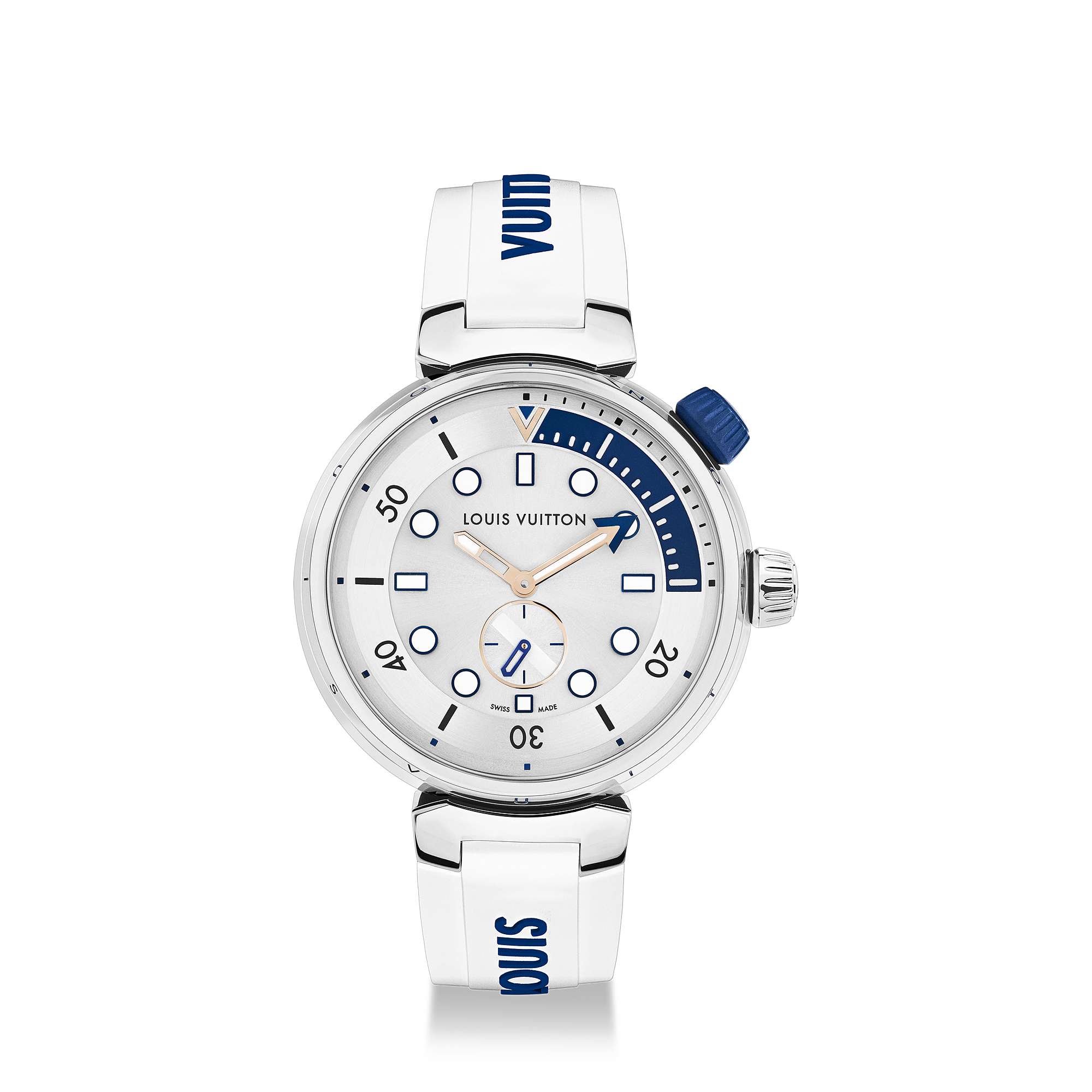 TAMBOUR STREET DIVER stainless steel quartz watch, 39.5 mm - 1