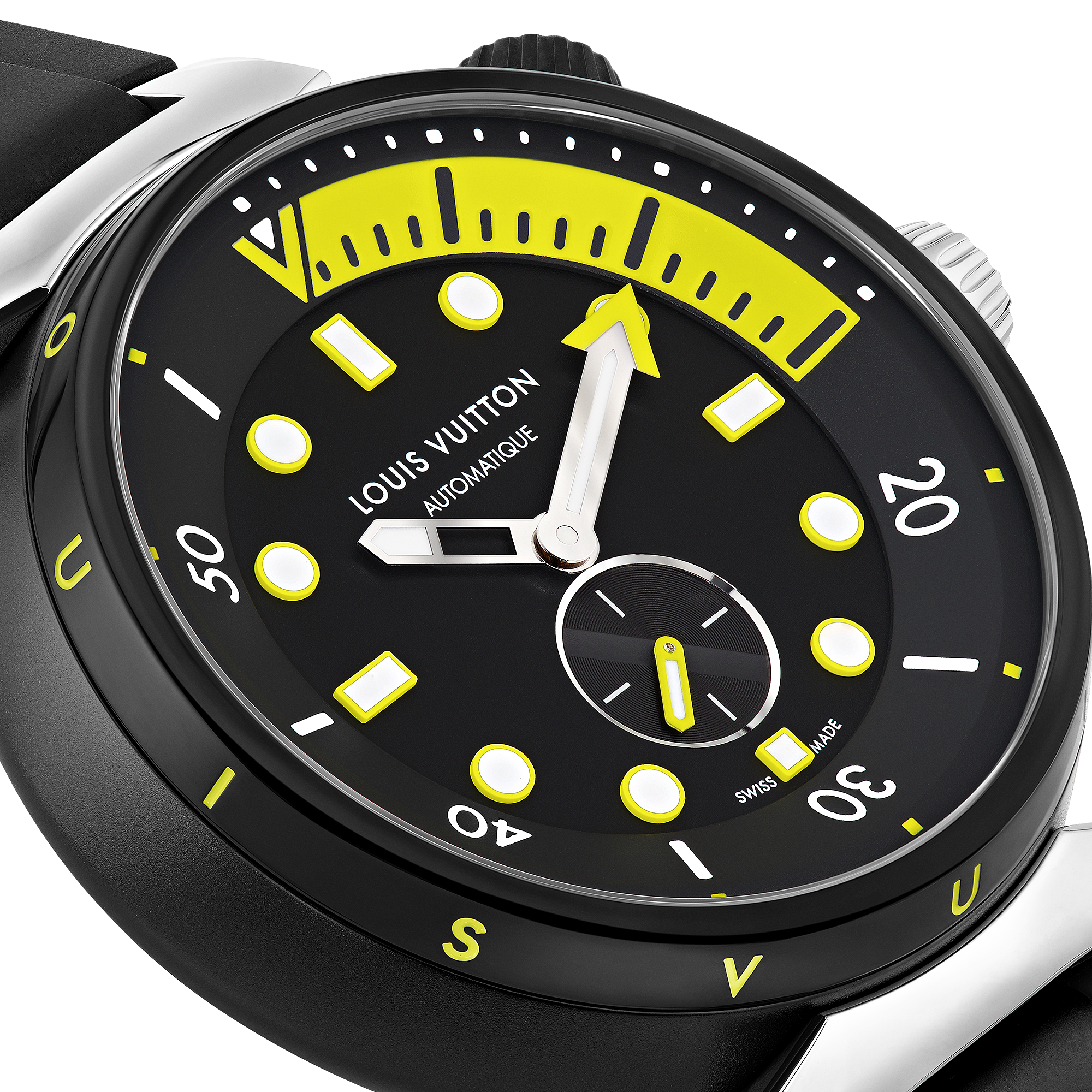 TAMBOUR STREET DIVER stainless steel automatic watch, 44 mm - 6