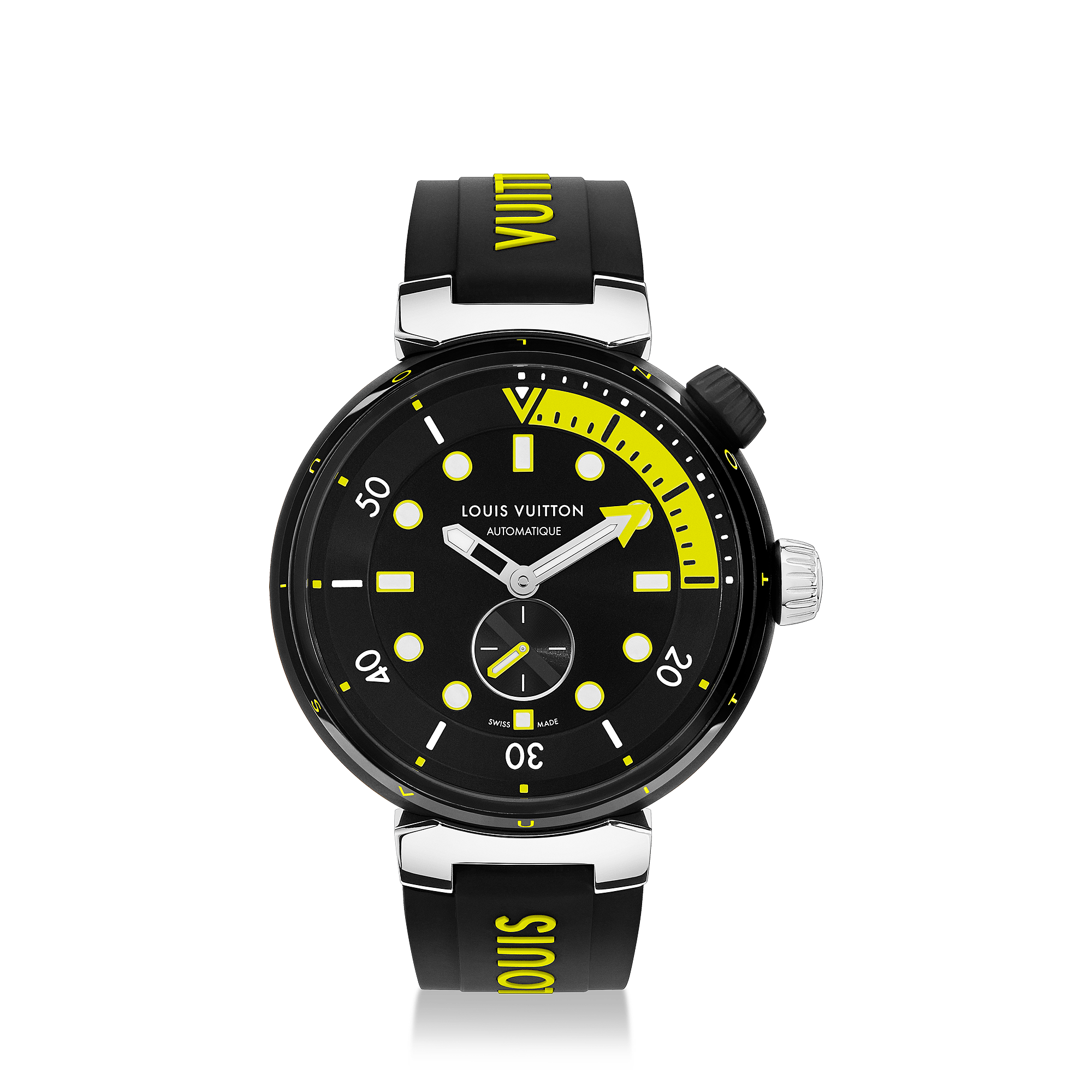 TAMBOUR STREET DIVER stainless steel automatic watch, 44 mm - 1