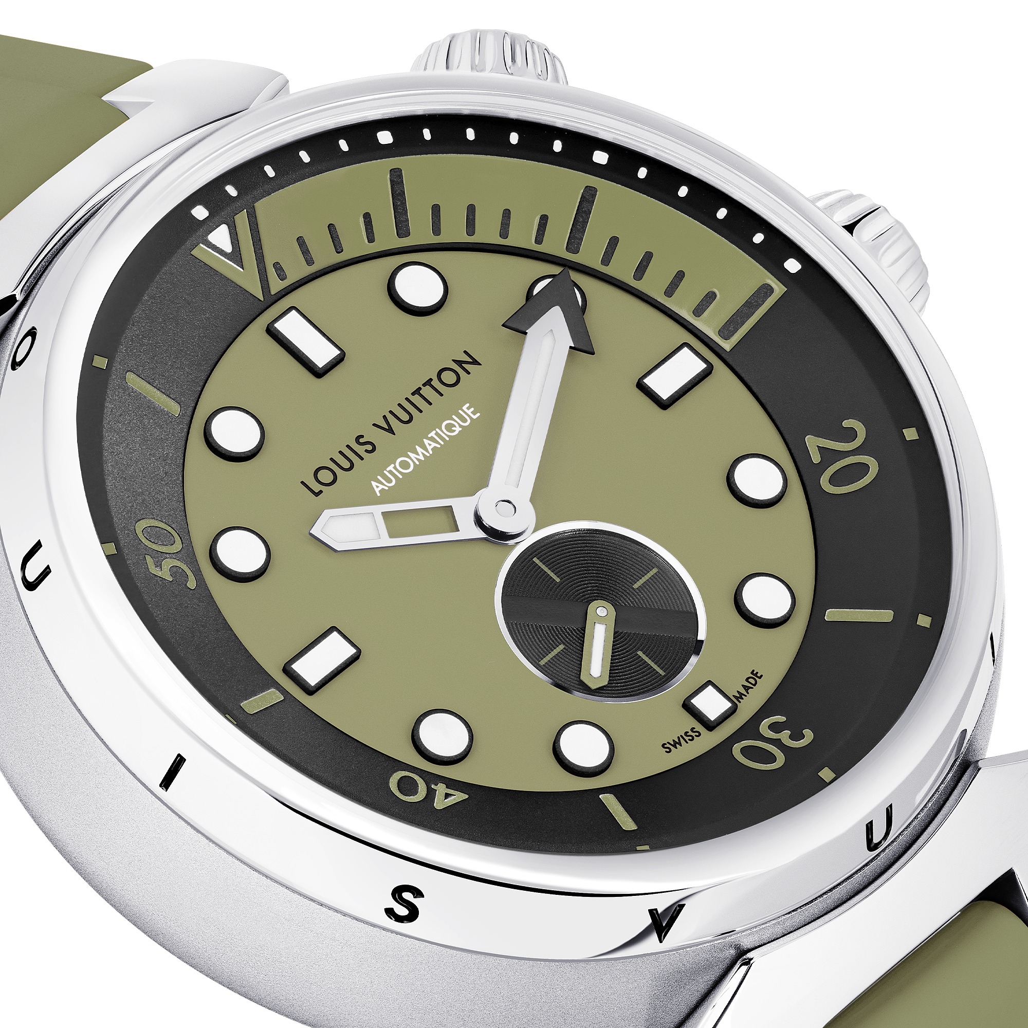 TAMBOUR STREET DIVER stainless steel automatic watch, 44 mm - 6