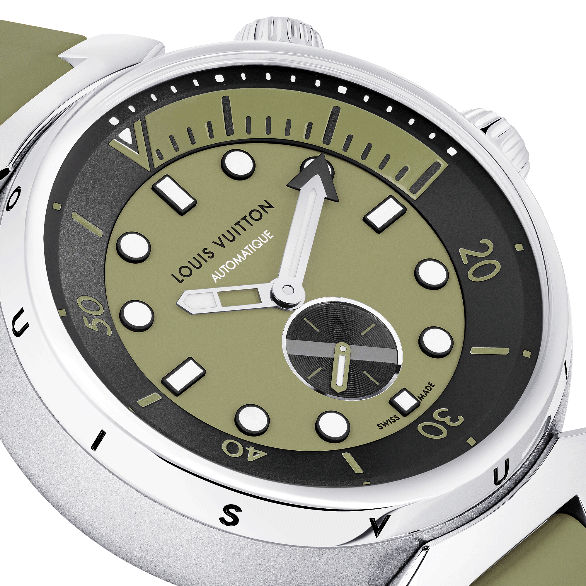TAMBOUR STREET DIVER stainless steel automatic watch, 44 mm - 8