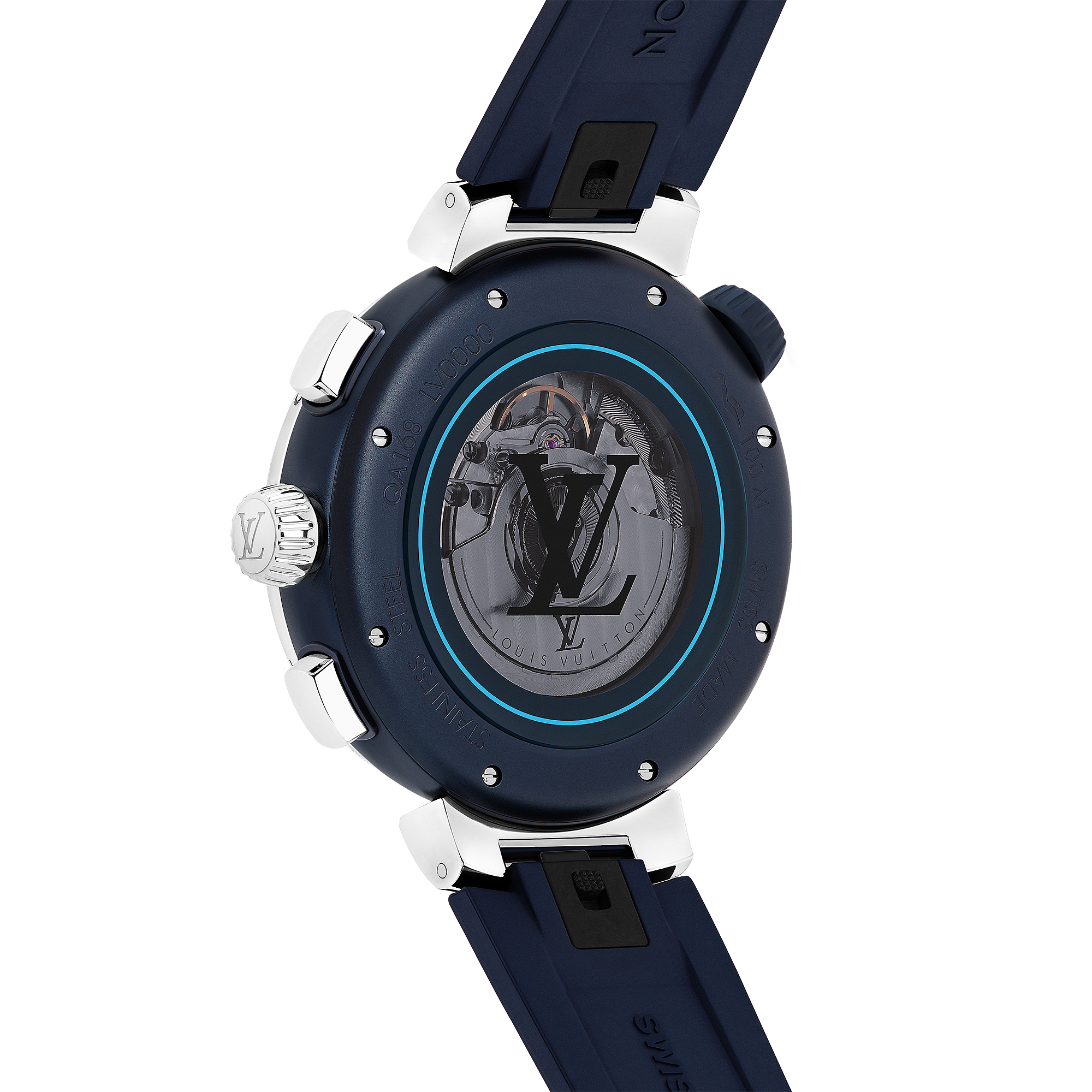 TAMBOUR STREET DIVER stainless steel automatic chronograph, 46 mm - 9