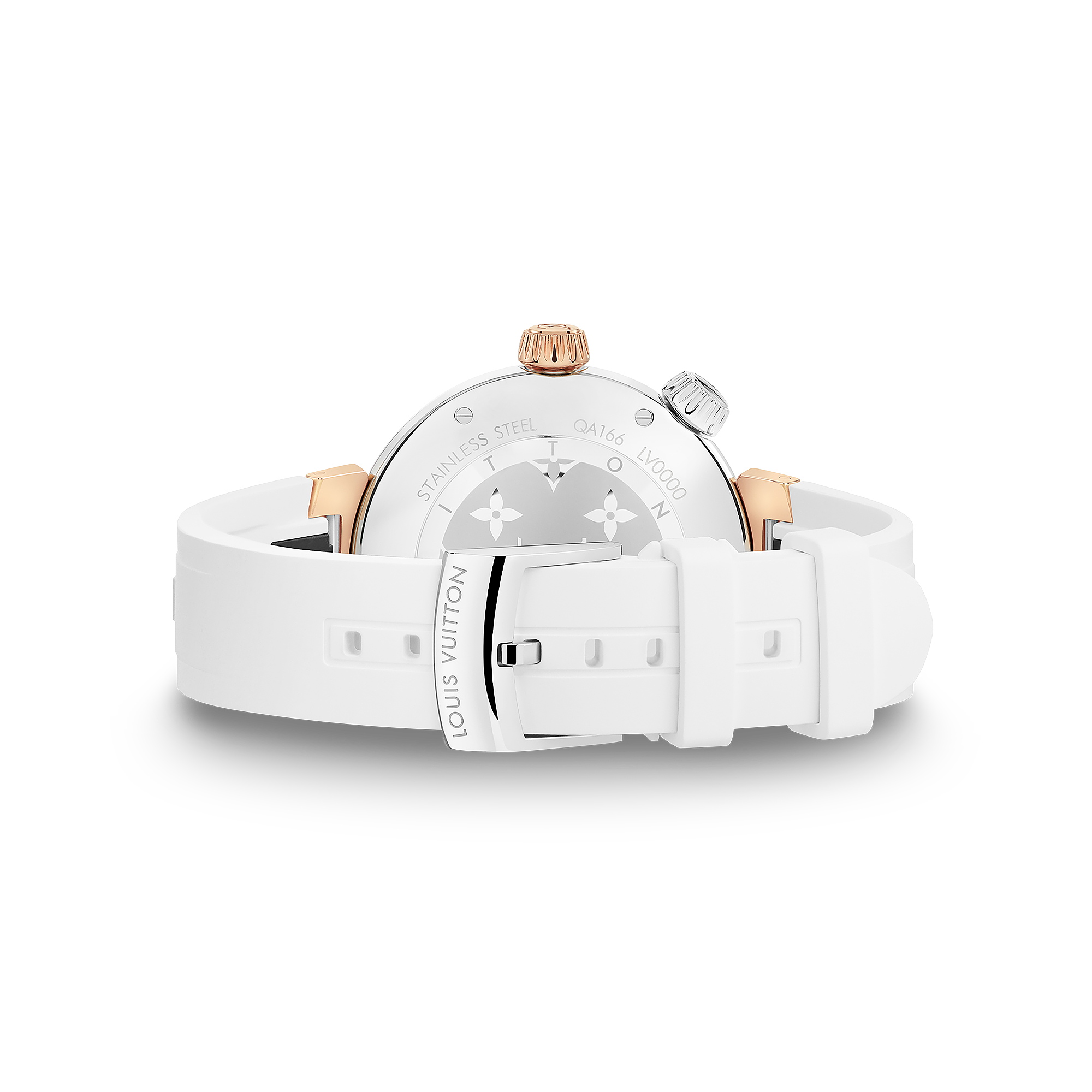 TAMBOUR STREET DIVER 18K gold (rose) stainless steel quartz watch, 39.5 mm - 9