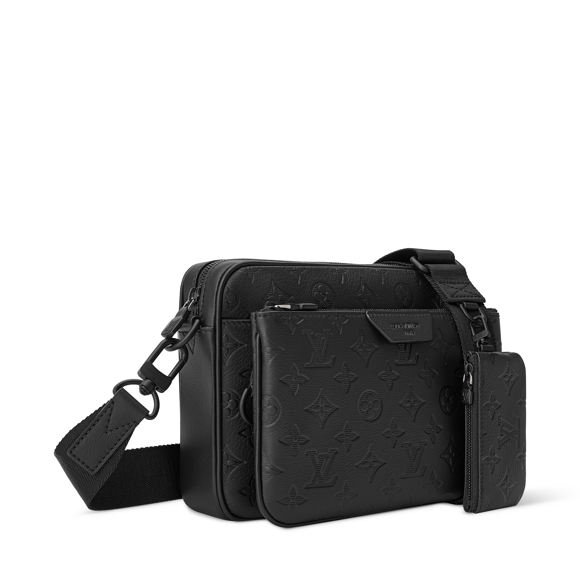 Leather -- TRIO Messenger Bag