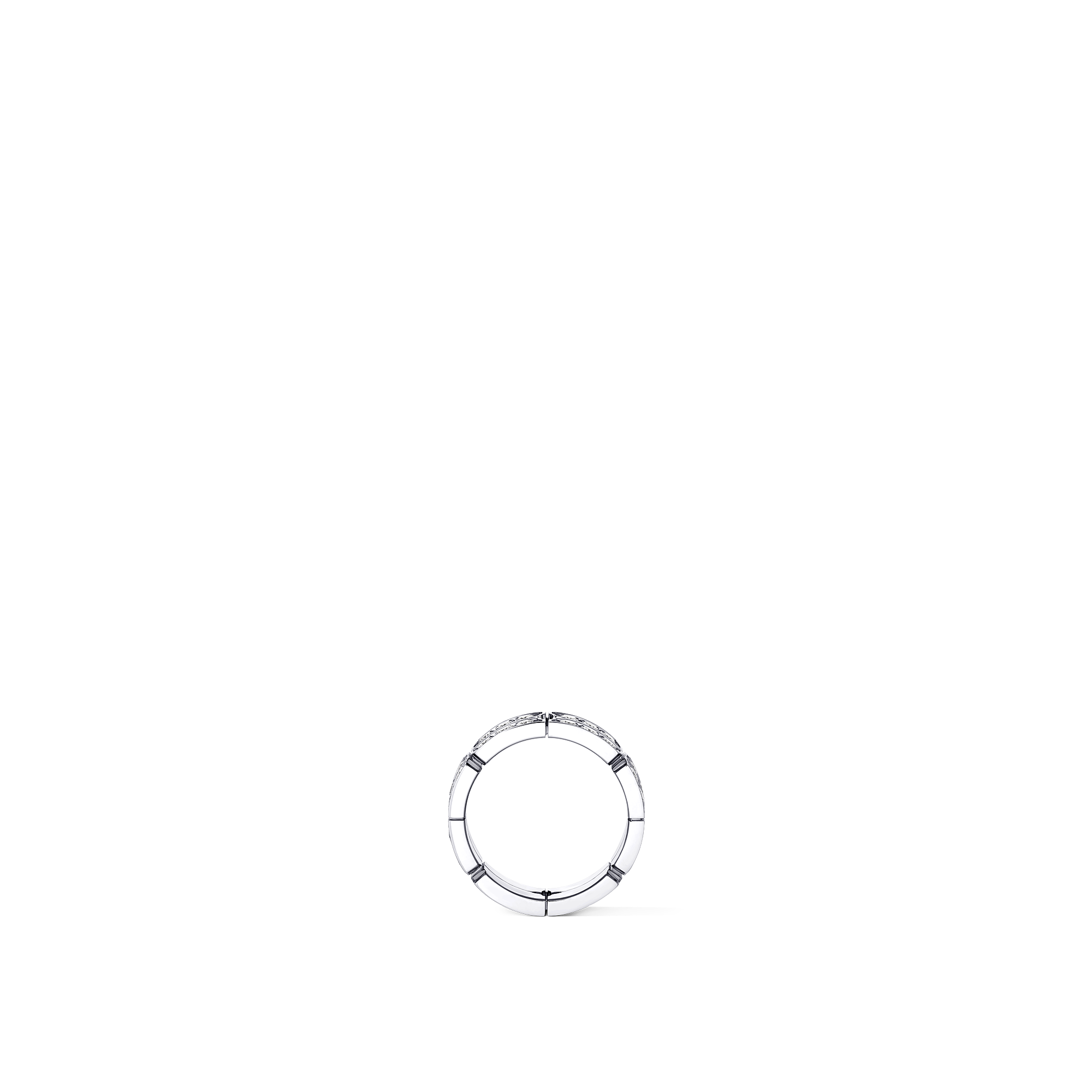 TUMBLER 18K Gold Diamond Ring - 4
