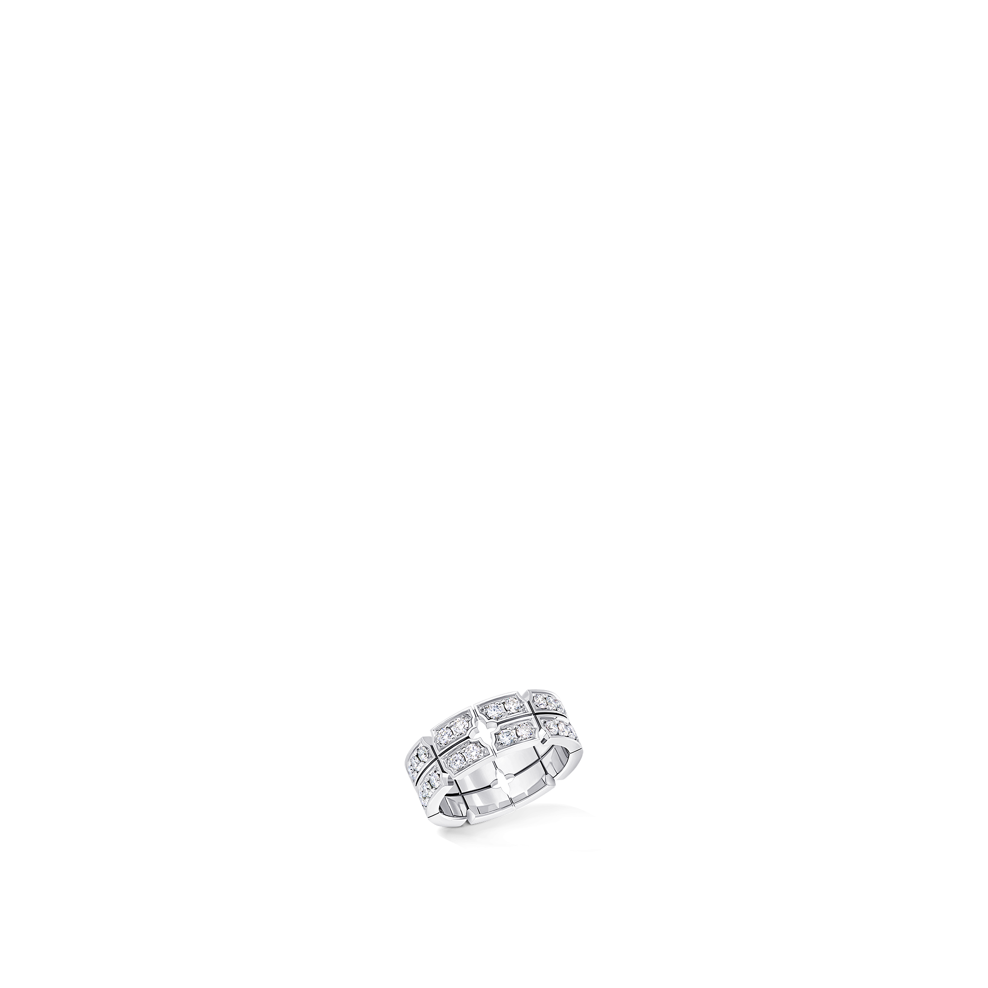 TUMBLER 18K Gold Diamond Ring - 3