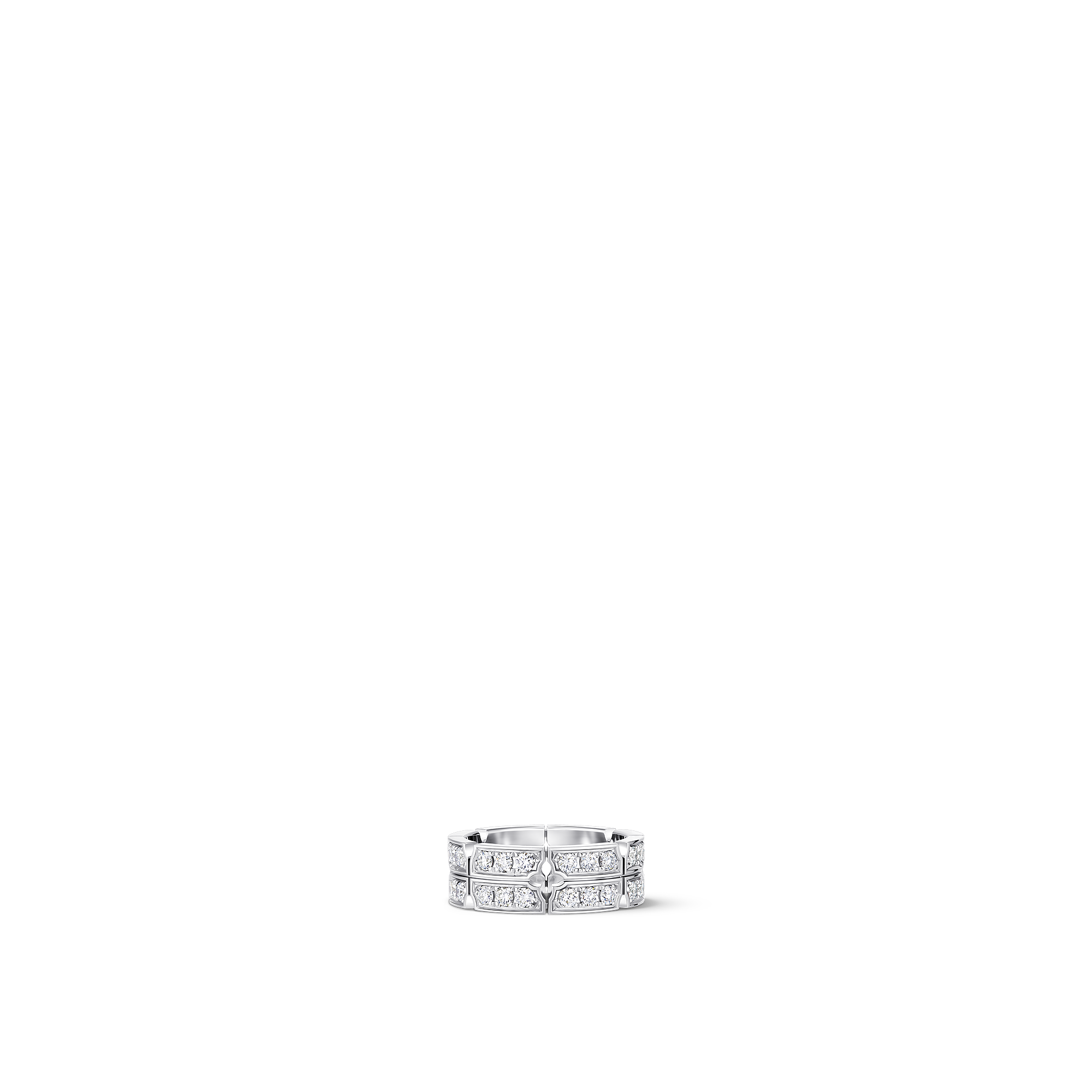 TUMBLER 18K Gold Diamond Ring - 1