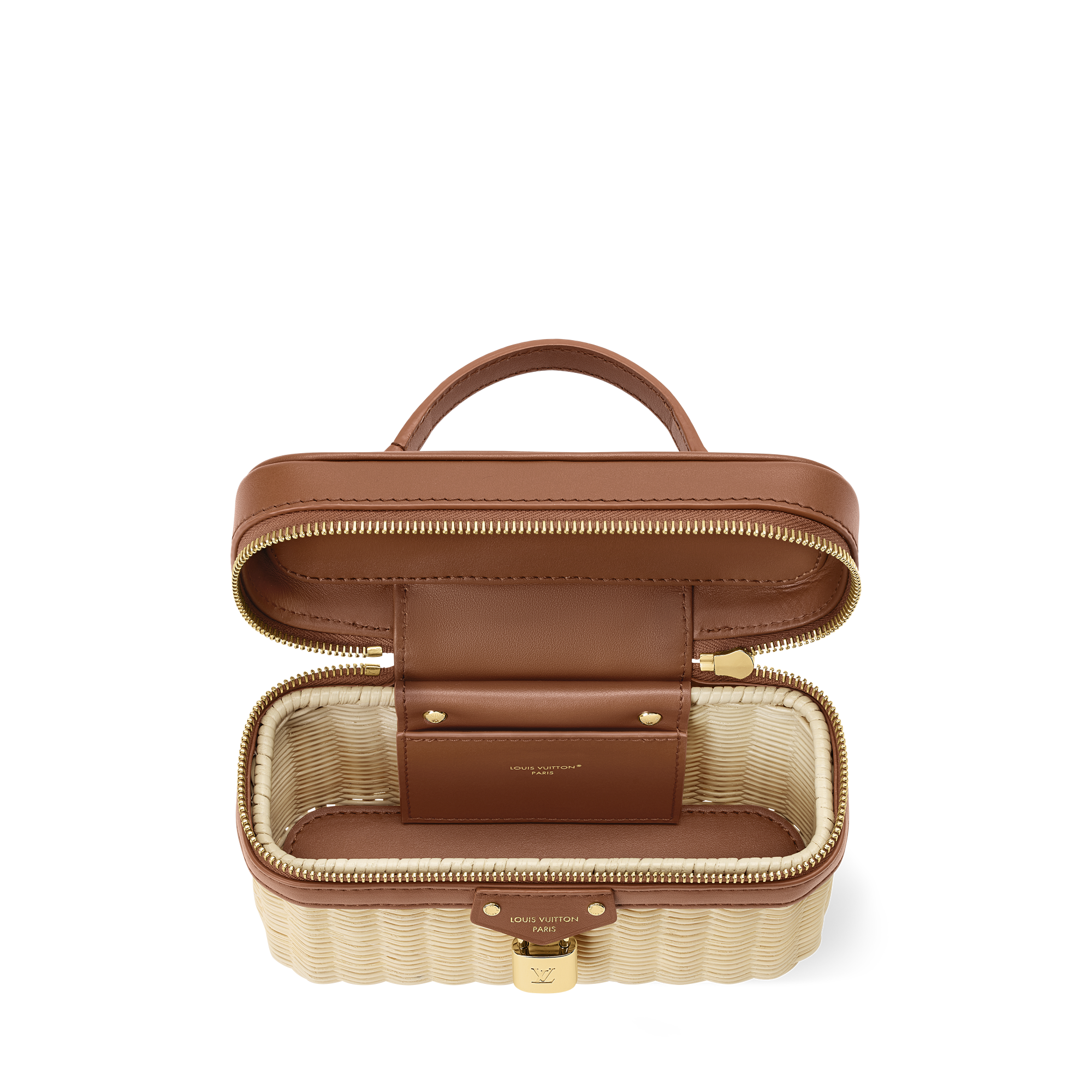 Leather -- VANITY CHAIN POUCH handbag