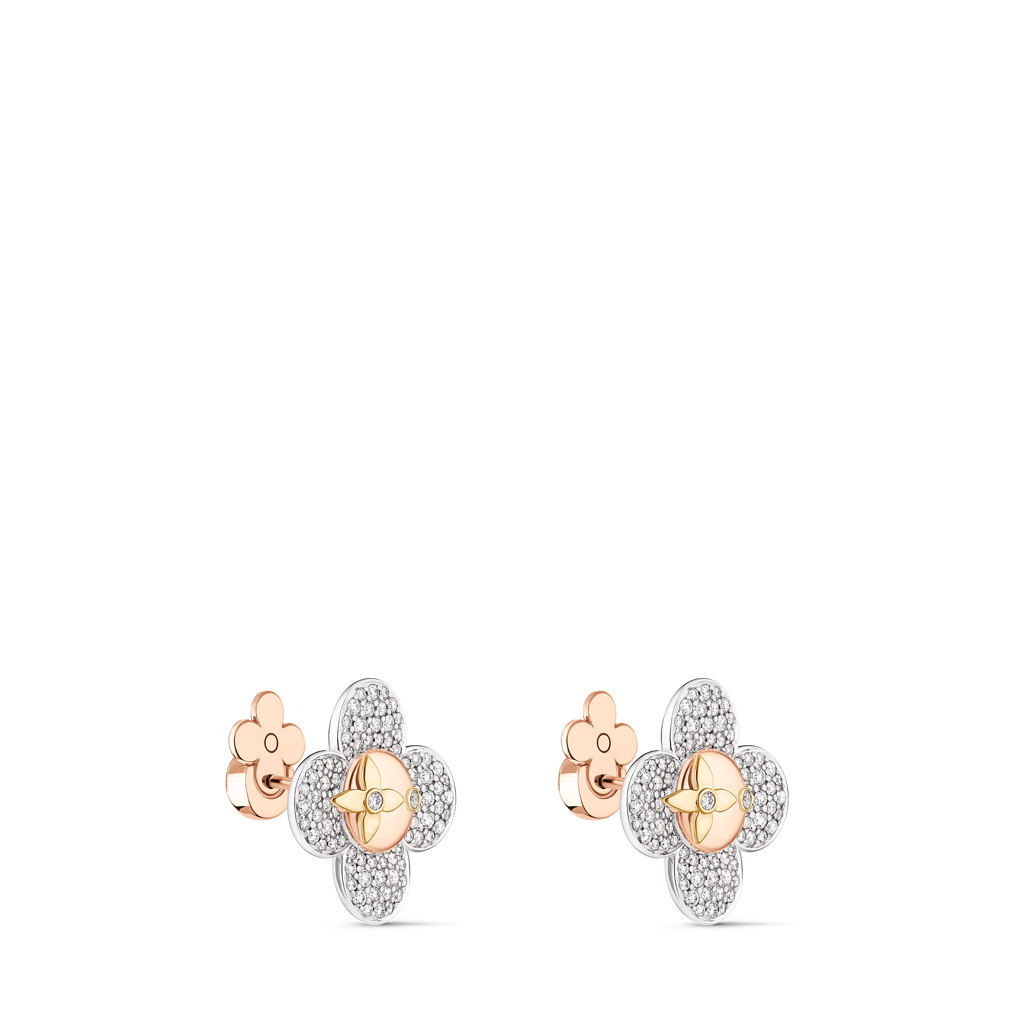 VIVIENNE 18K Gold Diamond Earrings - 3