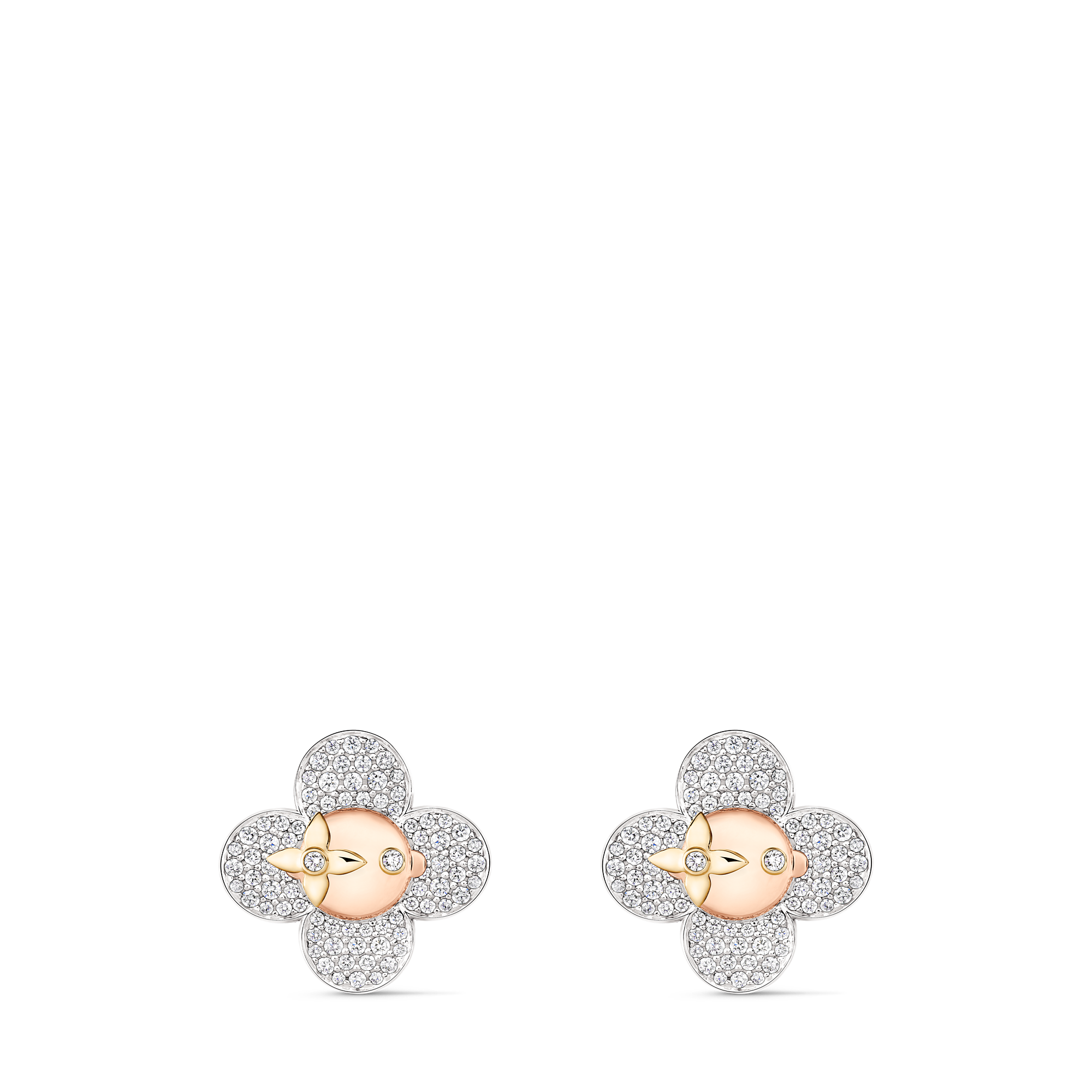 VIVIENNE 18K Gold Diamond Earrings - 1