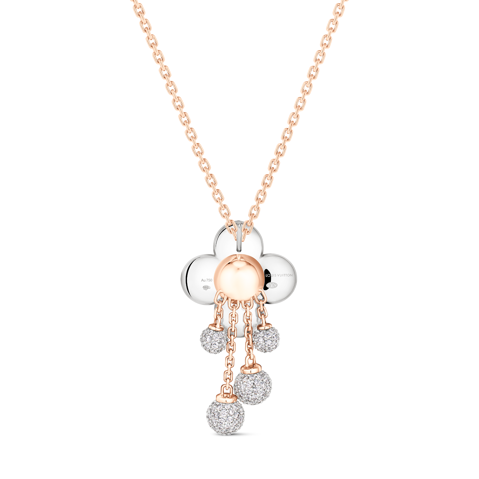 VIVIENNE 18K GOLD DIAMOND NECKLACE - 4