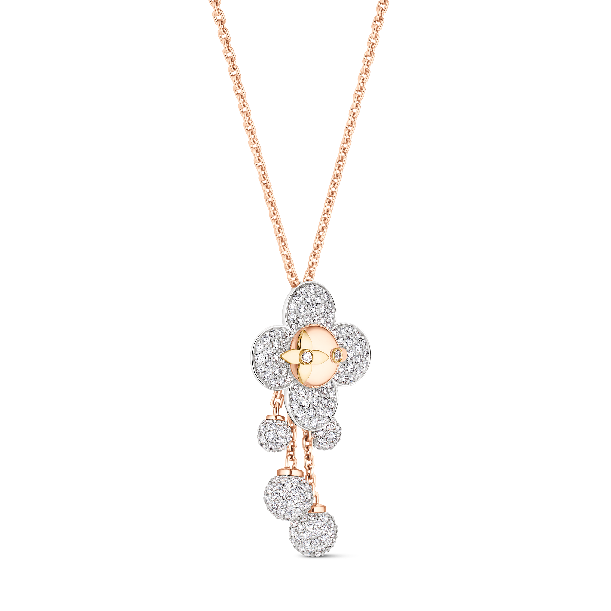 VIVIENNE 18K GOLD DIAMOND NECKLACE - 3