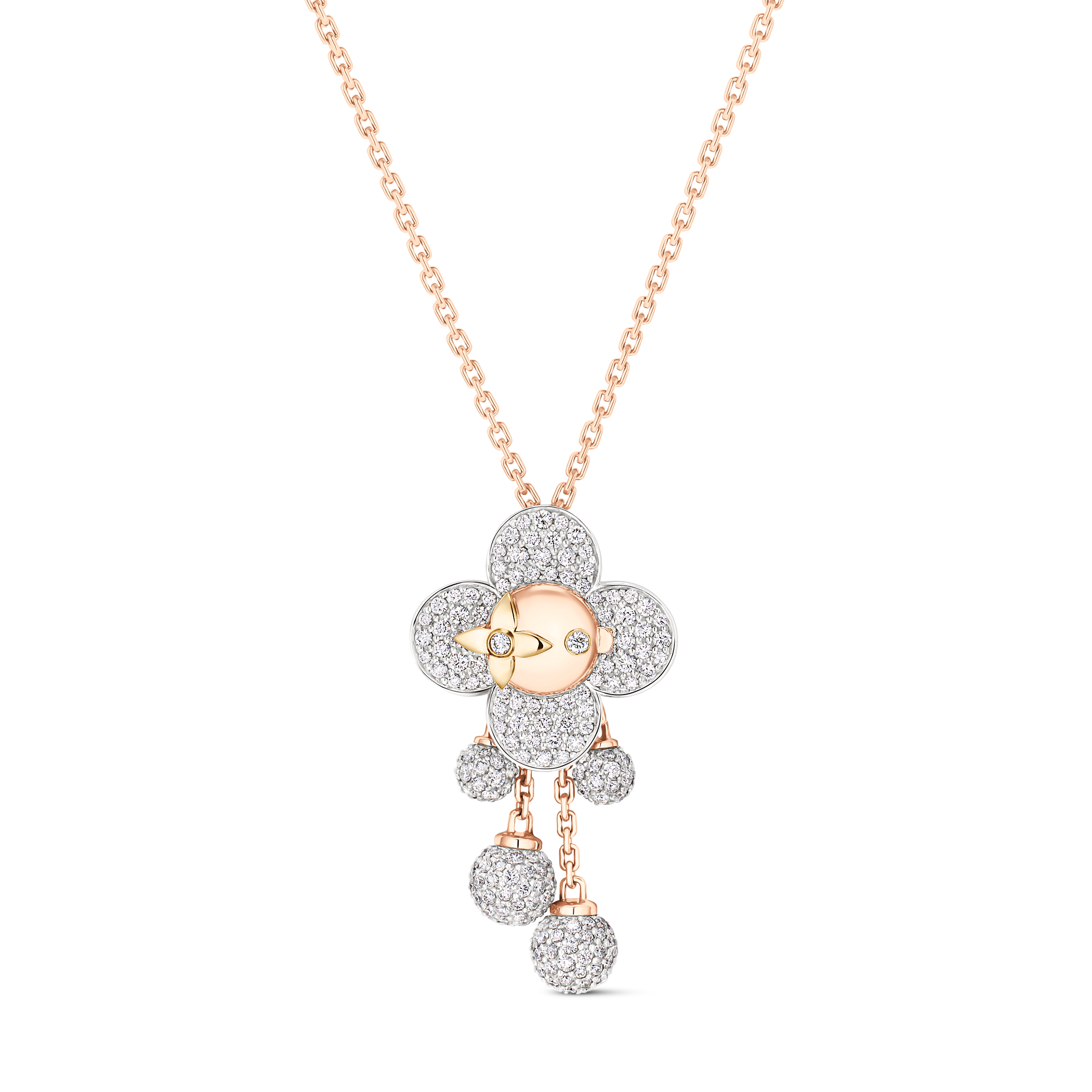 VIVIENNE 18K GOLD DIAMOND NECKLACE - 1