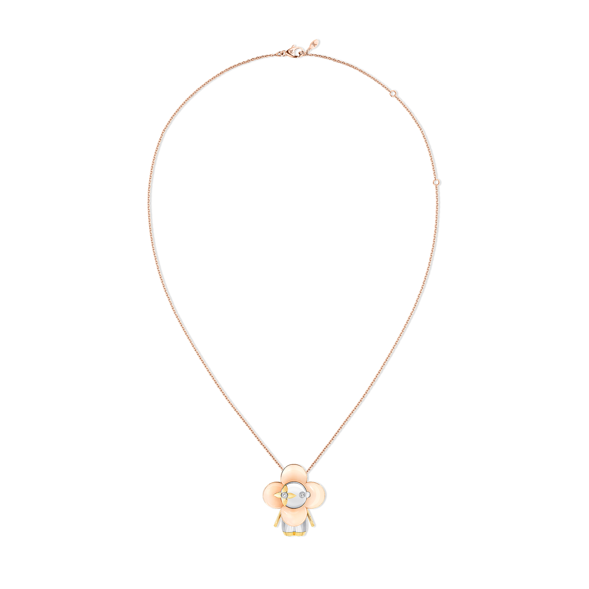 VIVIENNE 18K GOLD DIAMOND NECKLACE - 8