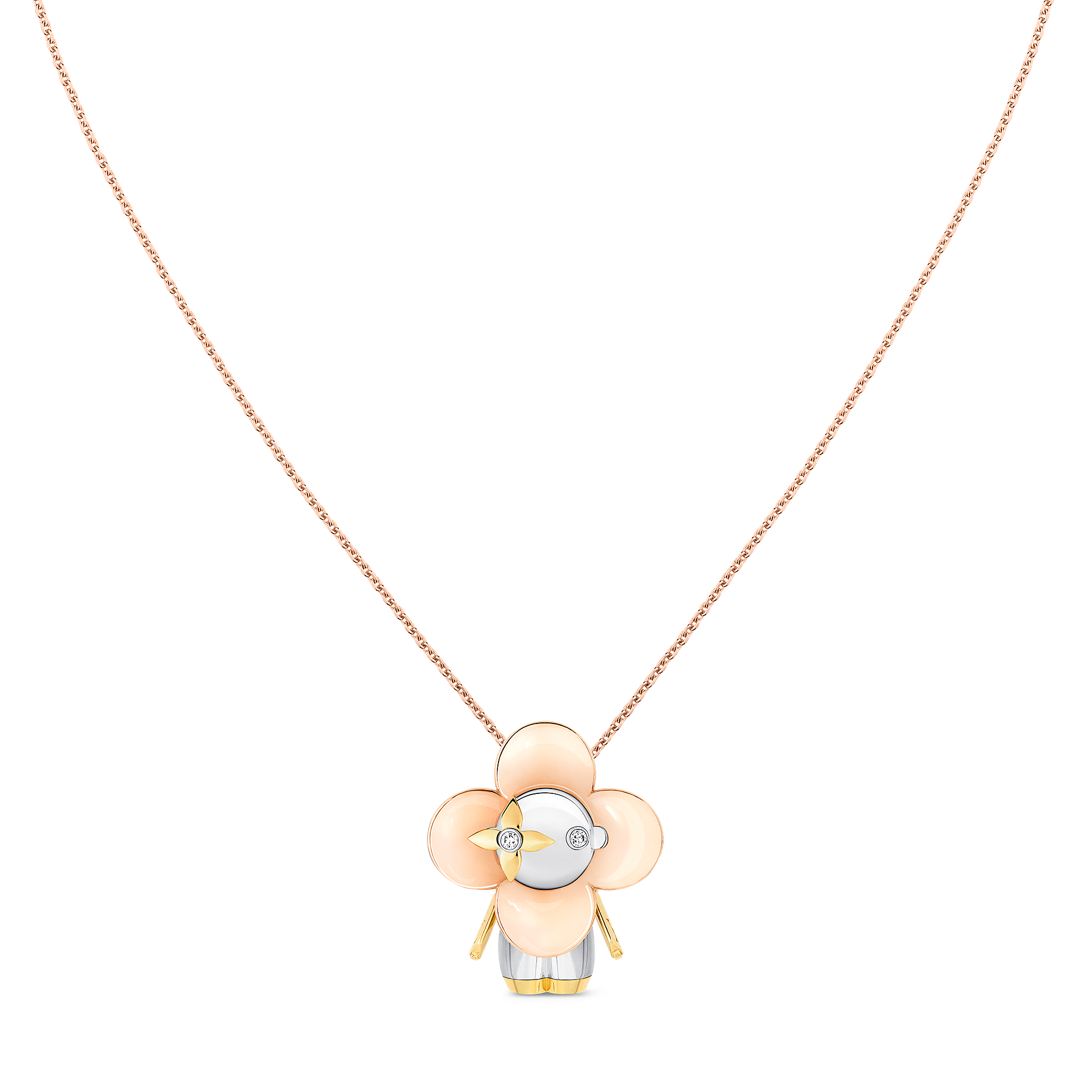 VIVIENNE 18K GOLD DIAMOND NECKLACE - 1