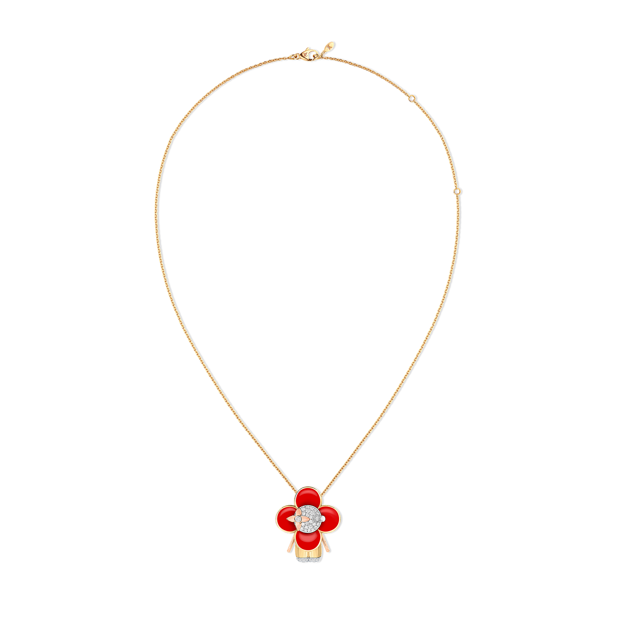 VIVIENNE 18K GOLD DIAMOND NECKLACE - 7