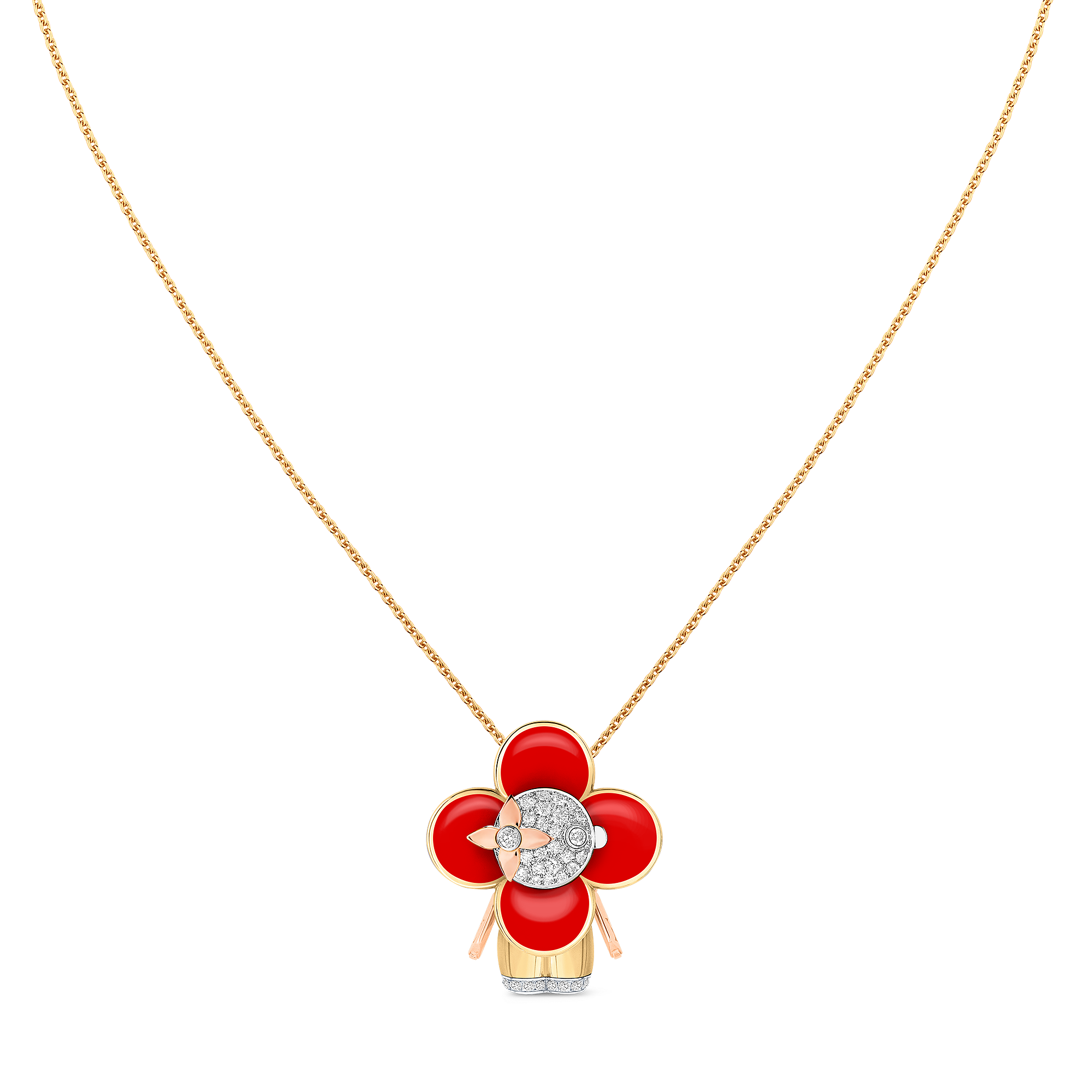 VIVIENNE 18K GOLD DIAMOND NECKLACE - 1