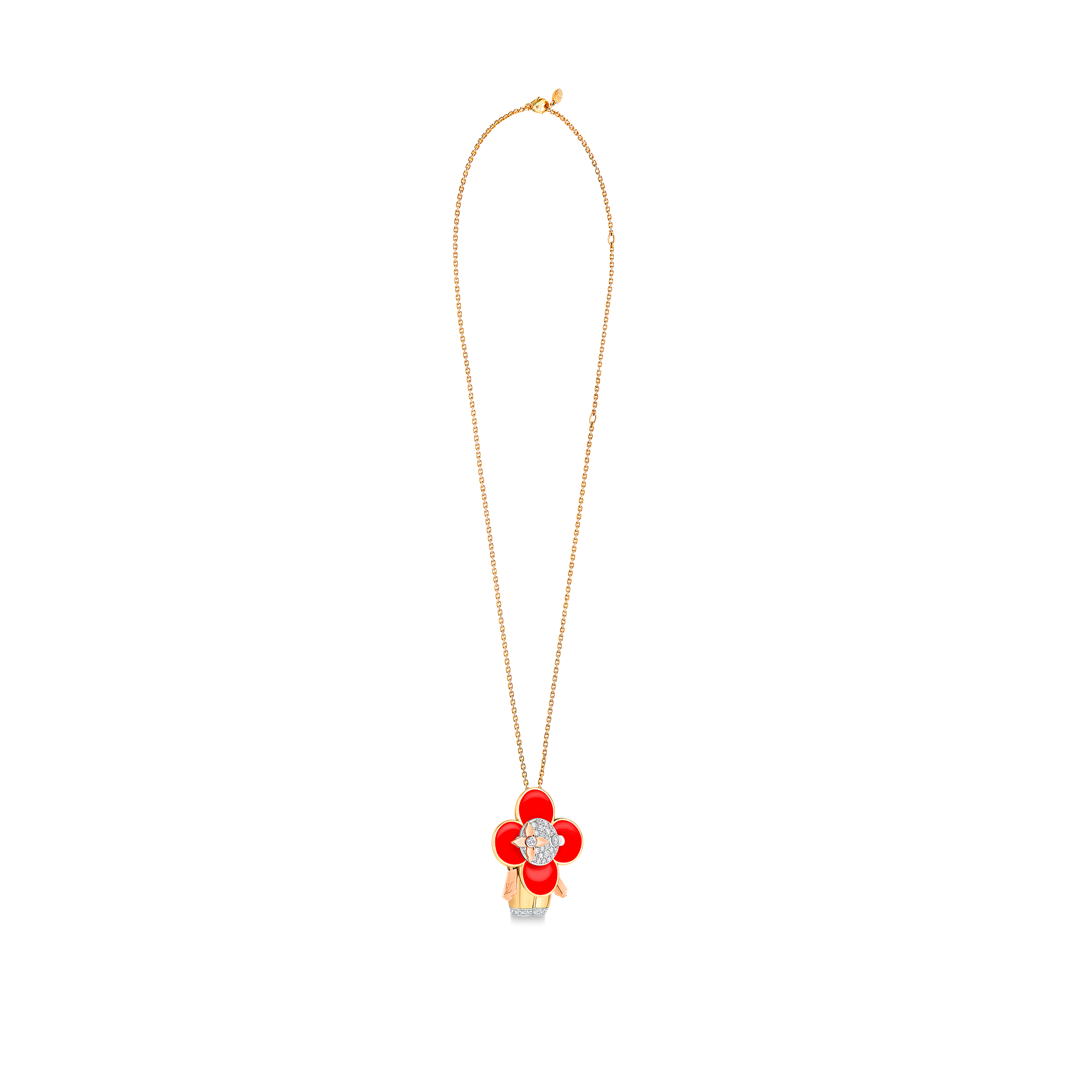 VIVIENNE 18K GOLD DIAMOND NECKLACE - 3