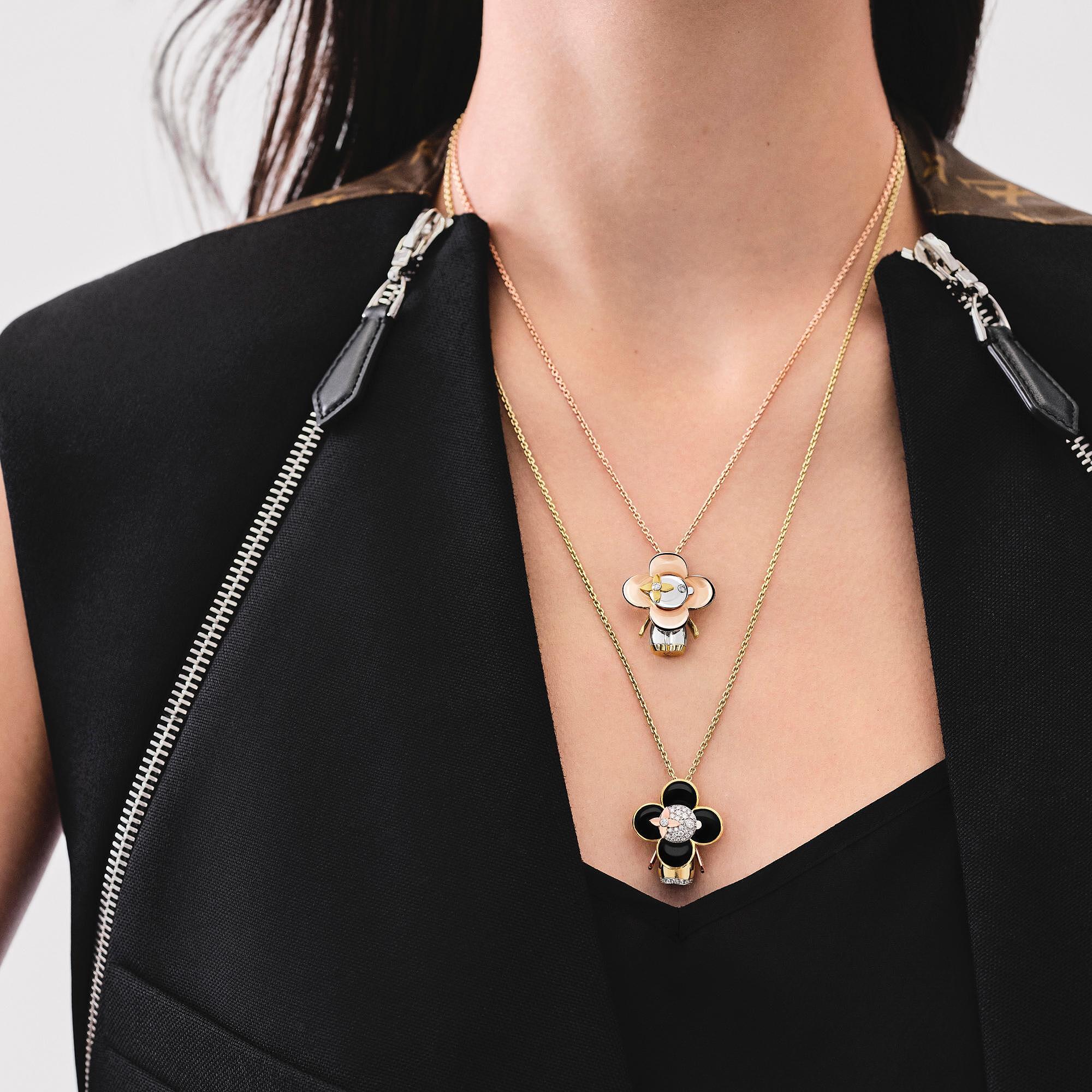 VIVIENNE 18K GOLD DIAMOND NECKLACE - 4