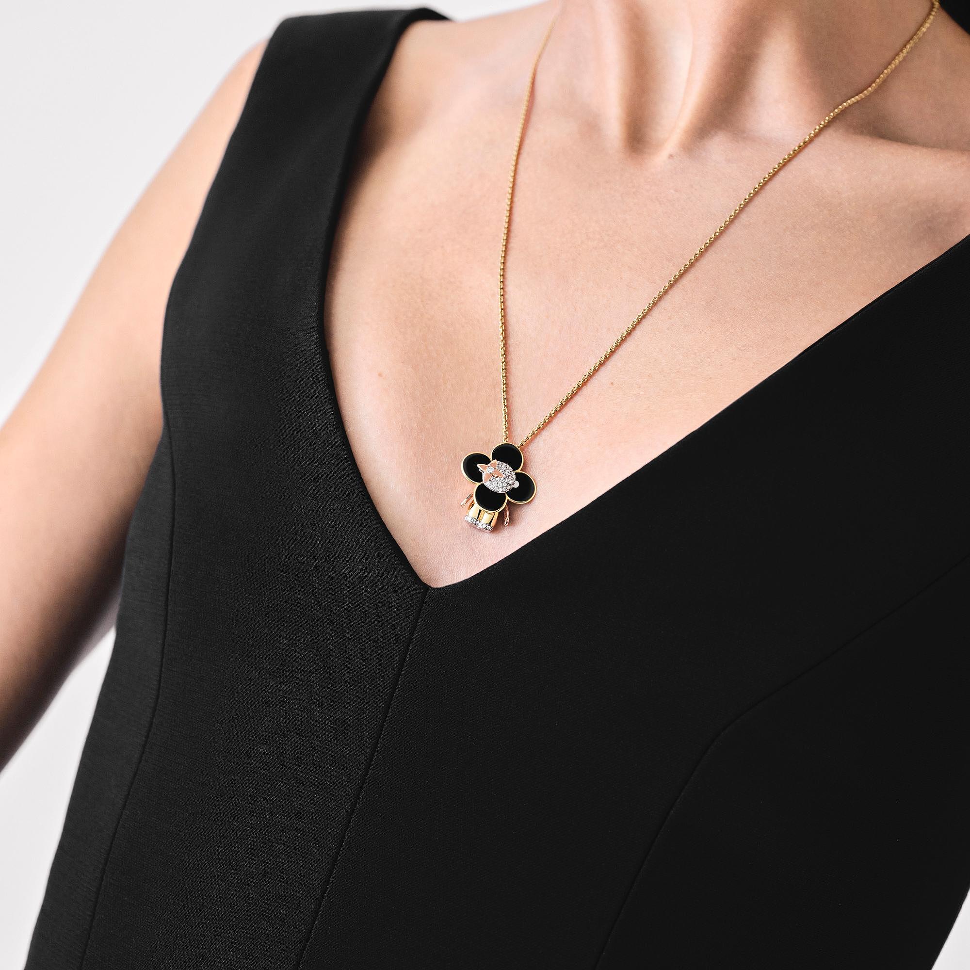 VIVIENNE 18K GOLD DIAMOND NECKLACE - 2