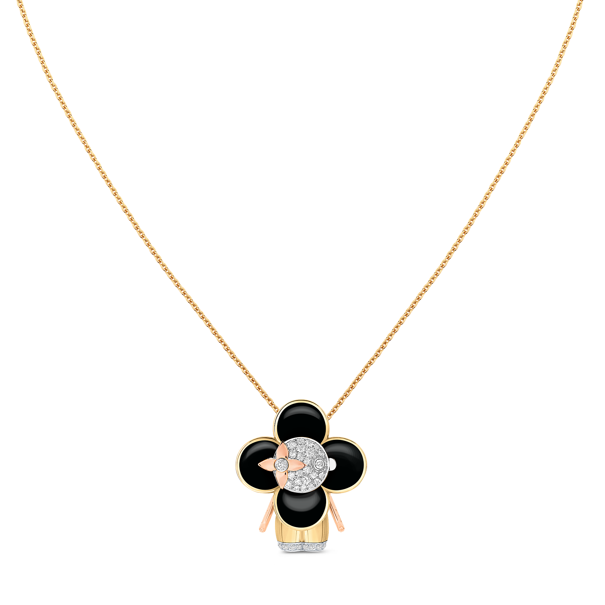 VIVIENNE 18K GOLD DIAMOND NECKLACE - 1