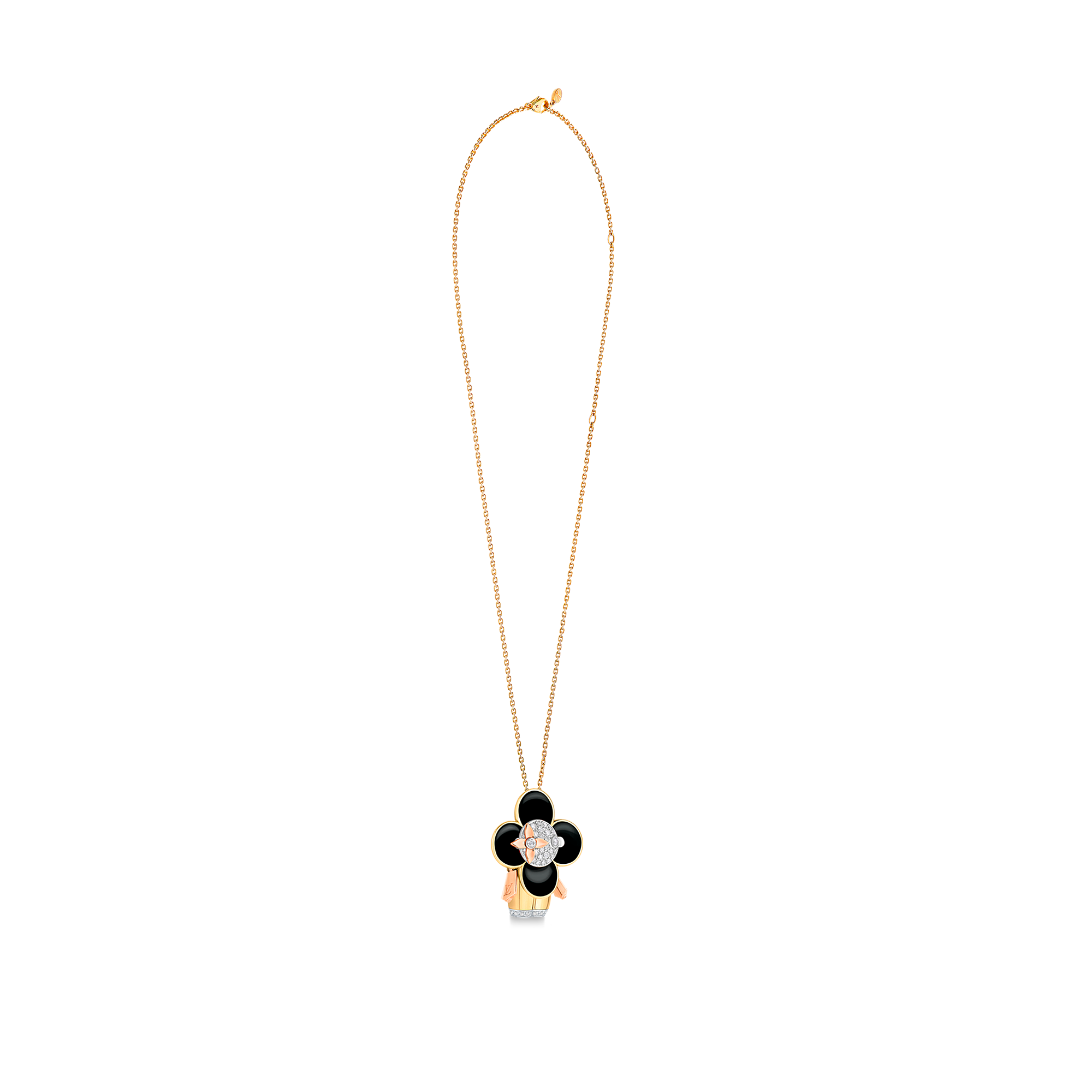 VIVIENNE 18K GOLD DIAMOND NECKLACE - 3
