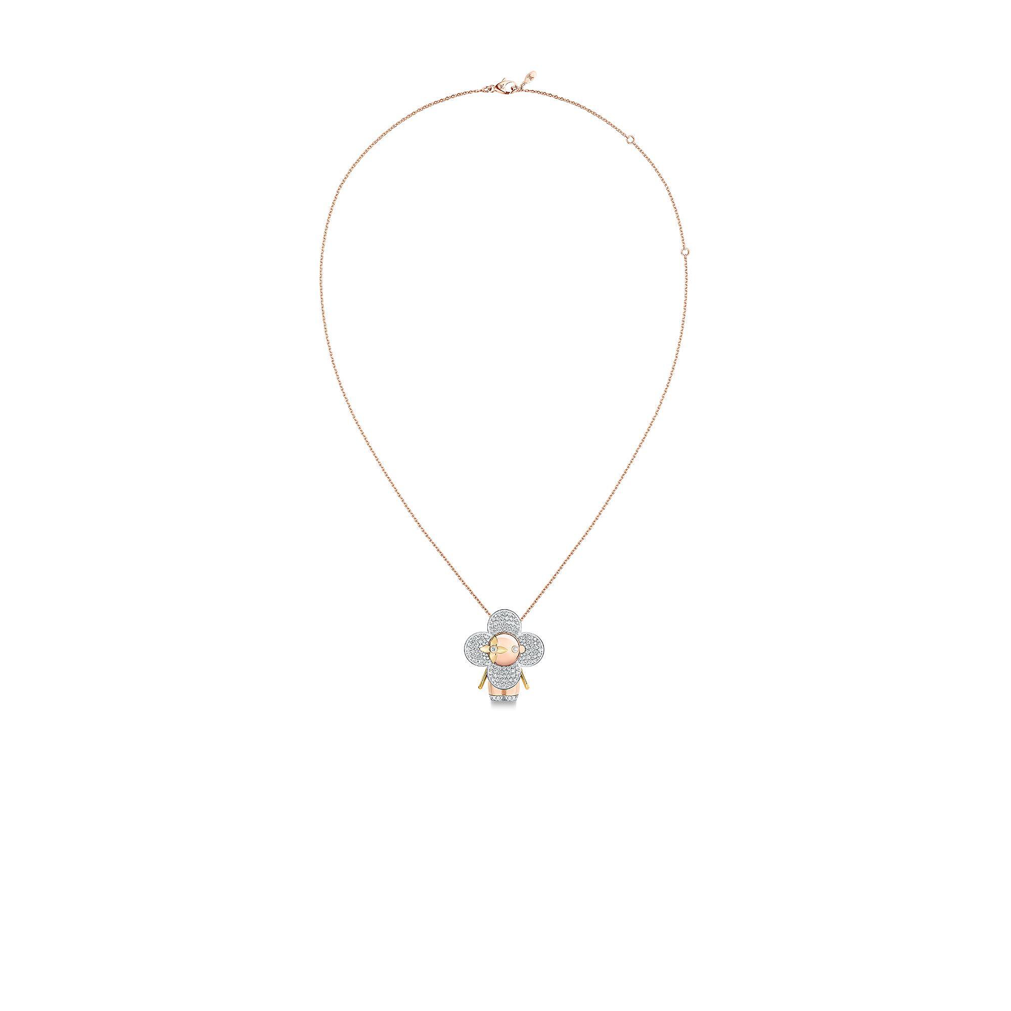 VIVIENNE LARGE 18K GOLD DIAMOND NECKLACE - 5