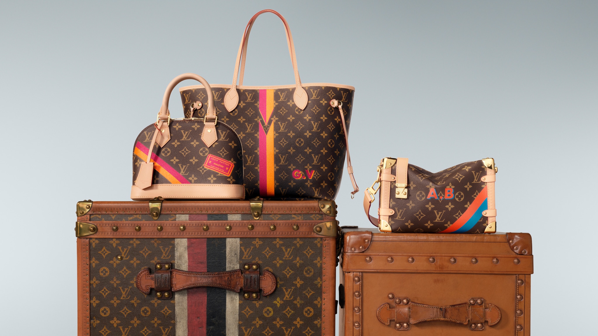 CARRYALL 中号手袋- LVMonogram Empreinte | 路易威登LOUIS VUITTON