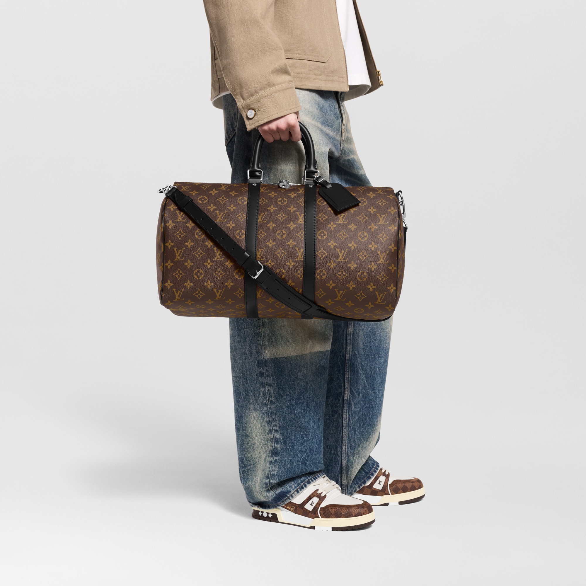 LV} - LVMonogram Macassar - LV男士订制服务 | 路易威登LOUIS VUITTON官网 (产品缩放)